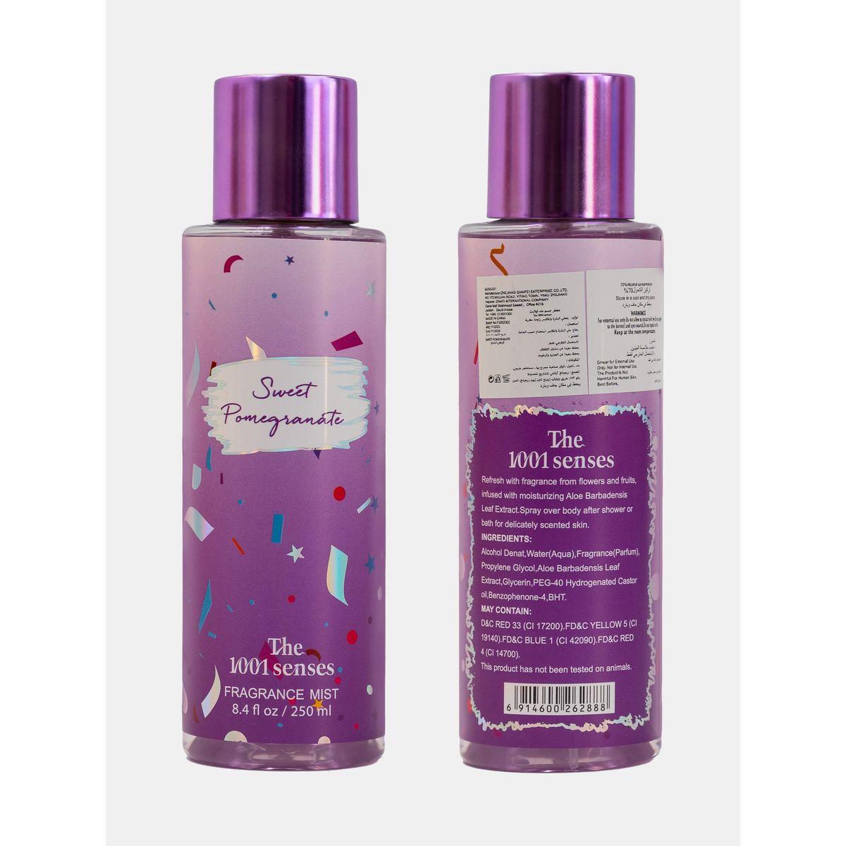 The 1001 Senses Sweet Pomegranate Fragrance Mist, 250ml-beautyandpersonalcare-fragrance-women-image-3