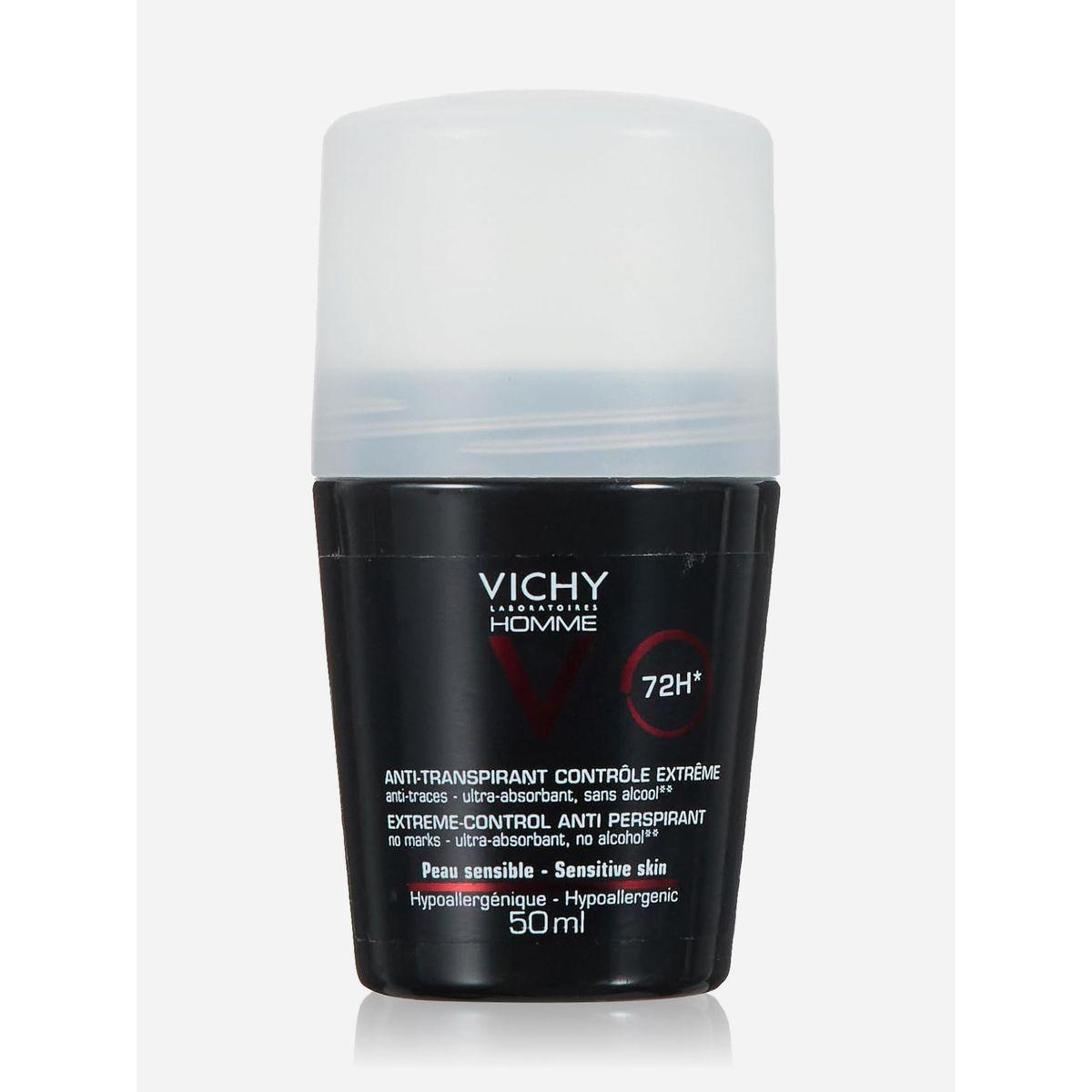 Vichy 72HR Antiperspirant Deodorant Extreme Control Roll-On 50ml-beautyandpersonalcare-fragrance-men-image-1