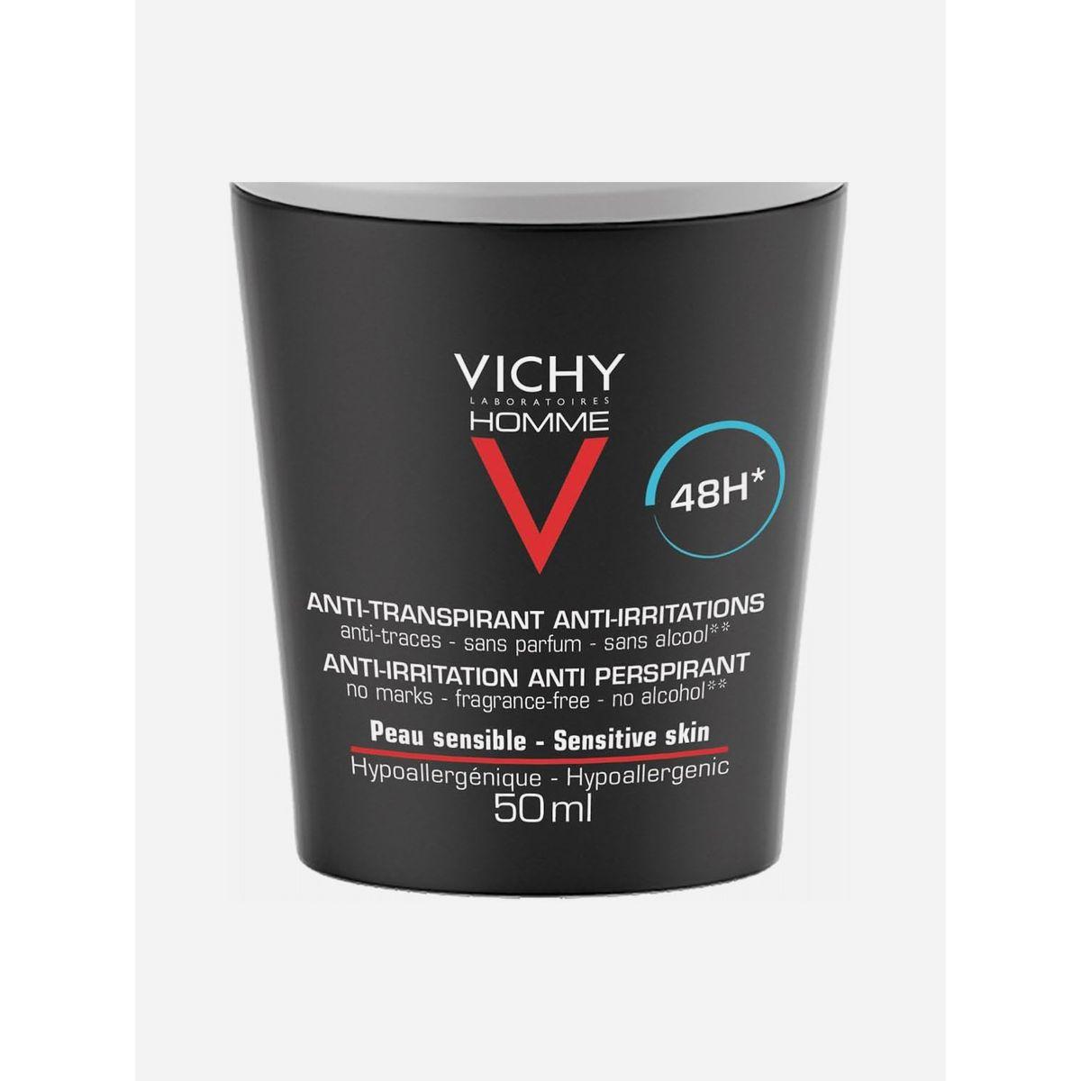 Vichy Homme Antiperspirant Anti-Irritation 48h, 50ml-beautyandpersonalcare-fragrance-men-image-2