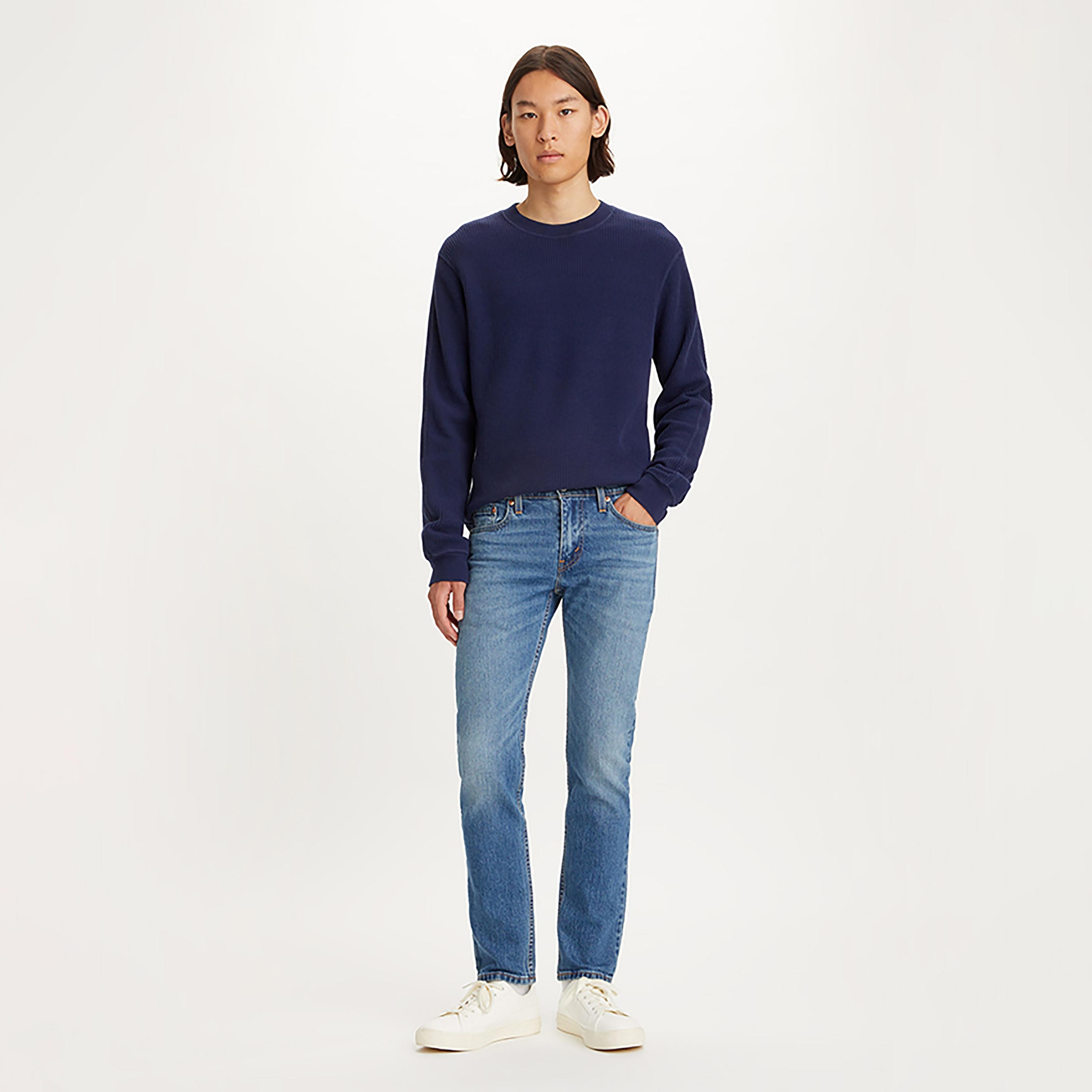 بنطال جينز من ليفايز 502 بلون ازرق ذو مدبب فت وجيب متوسط الارتفاع-men-clothing-bottoms-jeans-image-4