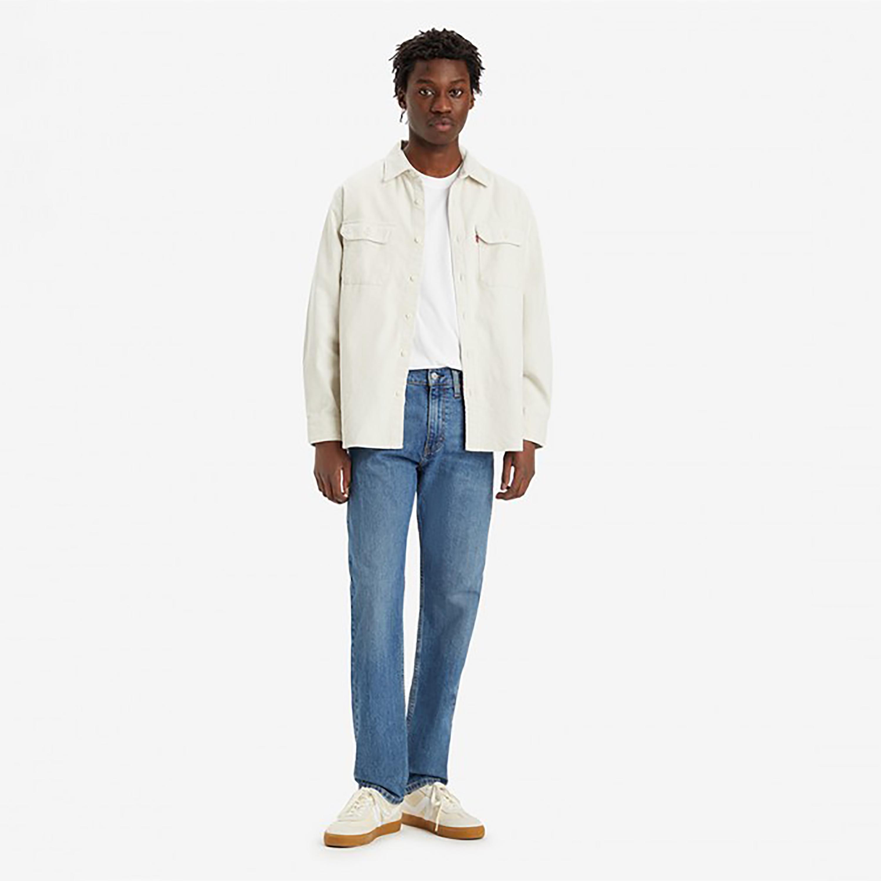 Levi's 502 Blue Tapered Fit Mid-Rise Pocket Detail Jeans-men-clothing-bottoms-jeans-image-3