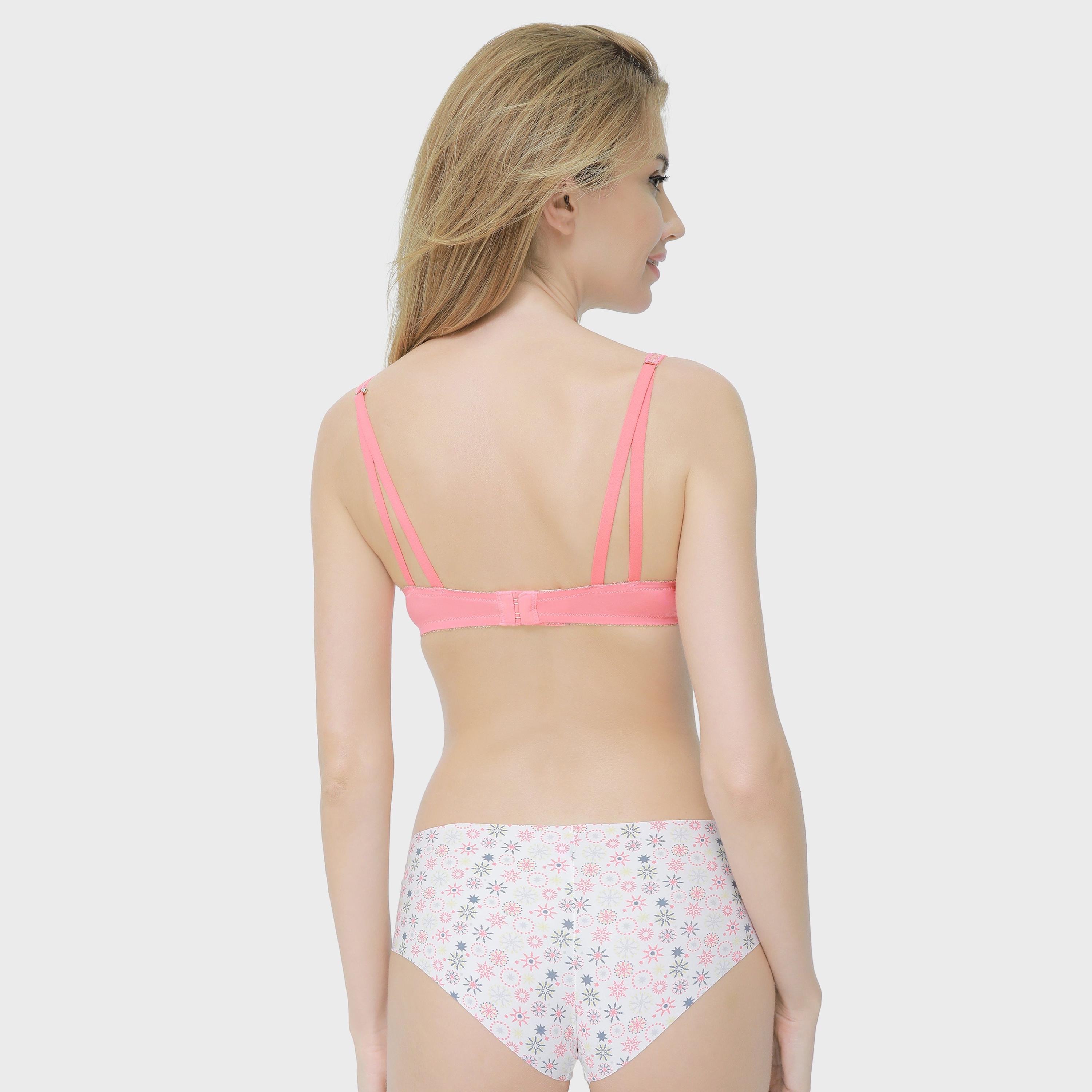 La Senza Medium Coverage Grey Women's Cheeky Hipster Briefs-women-clothing-lingerie-panties-image-3