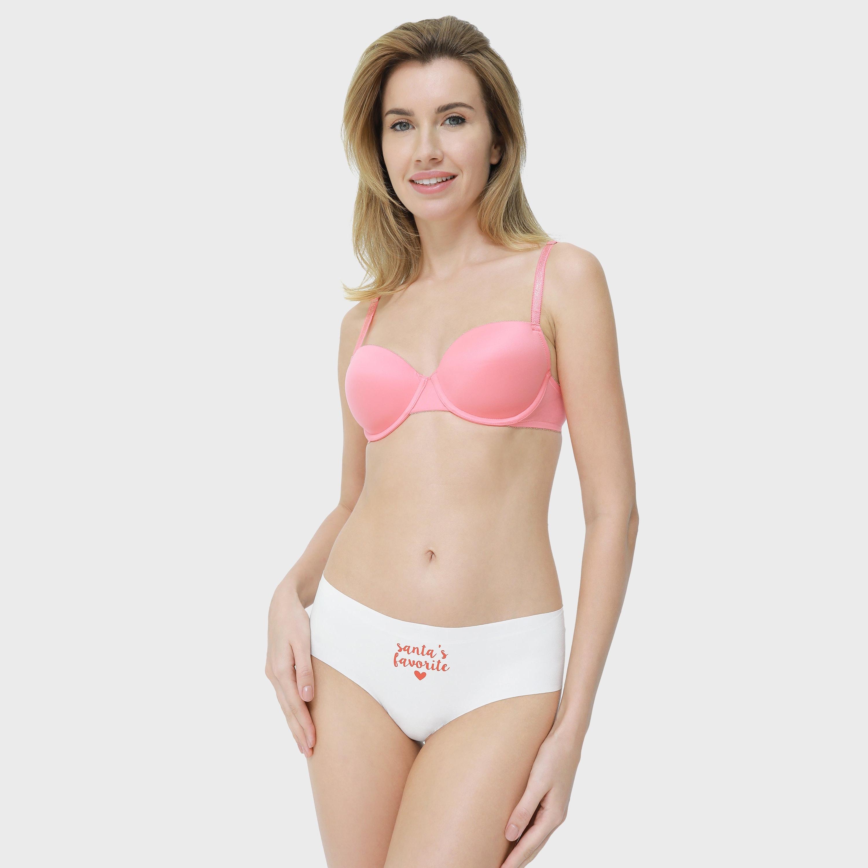 La Senza Medium Coverage Snow White Women's Briefs-women-clothing-lingerie-panties-image-2