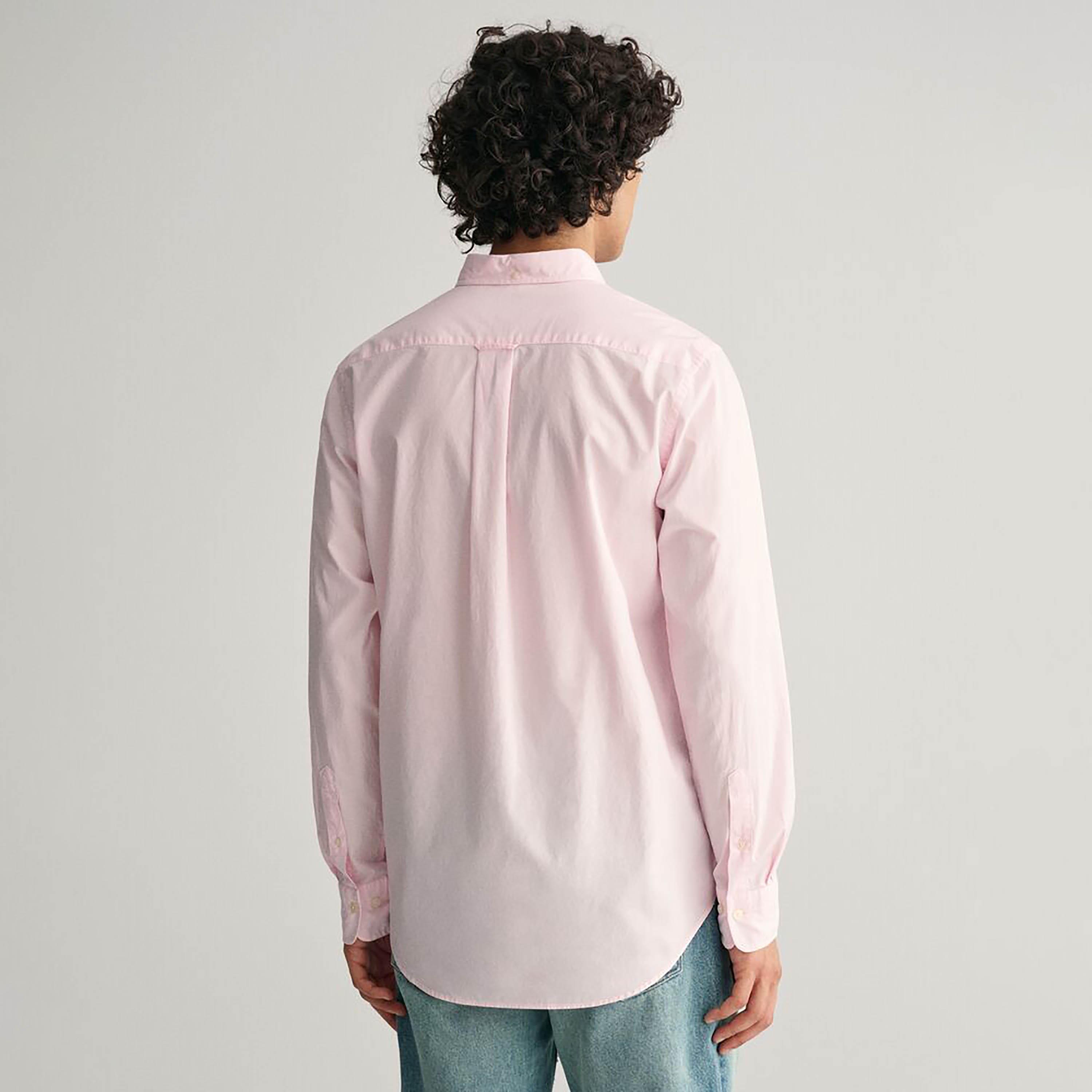 قميص الرجال بأكمام طويلة من نوع Gant العادي العادي بياقة طويلة وأكمام طويلة-men-clothing-shirts-image-4