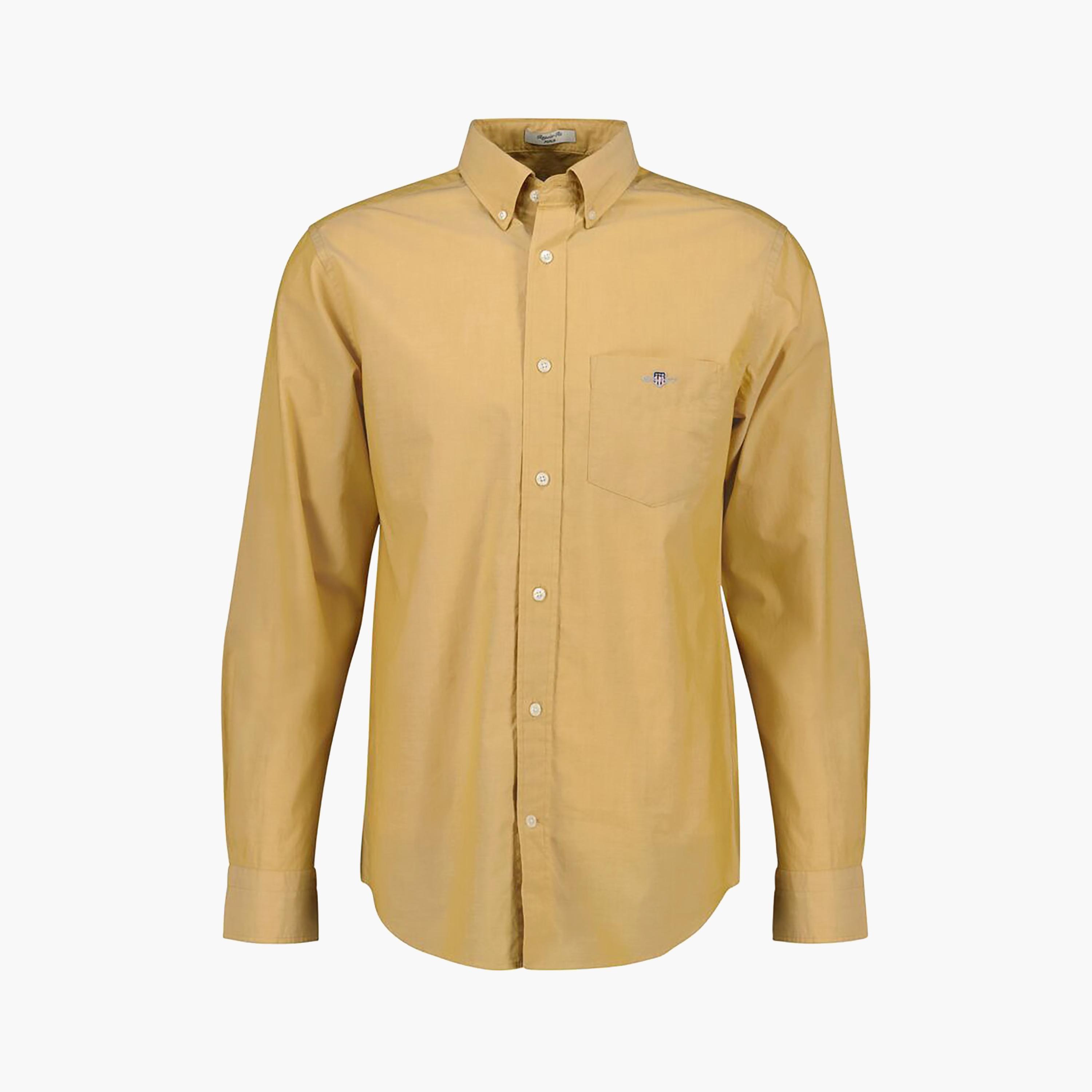 قميص الرجال بأكمام طويلة من نوع Gant العادي العادي بياقة طويلة وأكمام طويلة-men-clothing-shirts-image-8