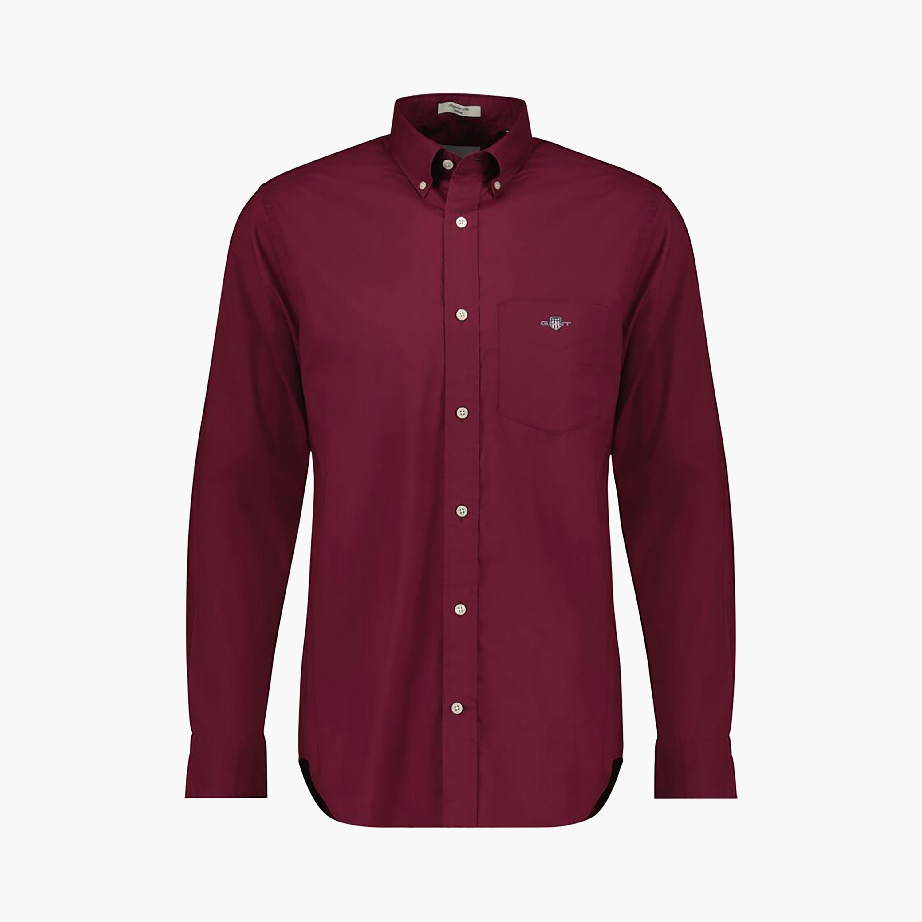 قميص الرجال بأكمام طويلة من نوع Gant العادي العادي بياقة طويلة وأكمام طويلة-men-clothing-shirts-image-10