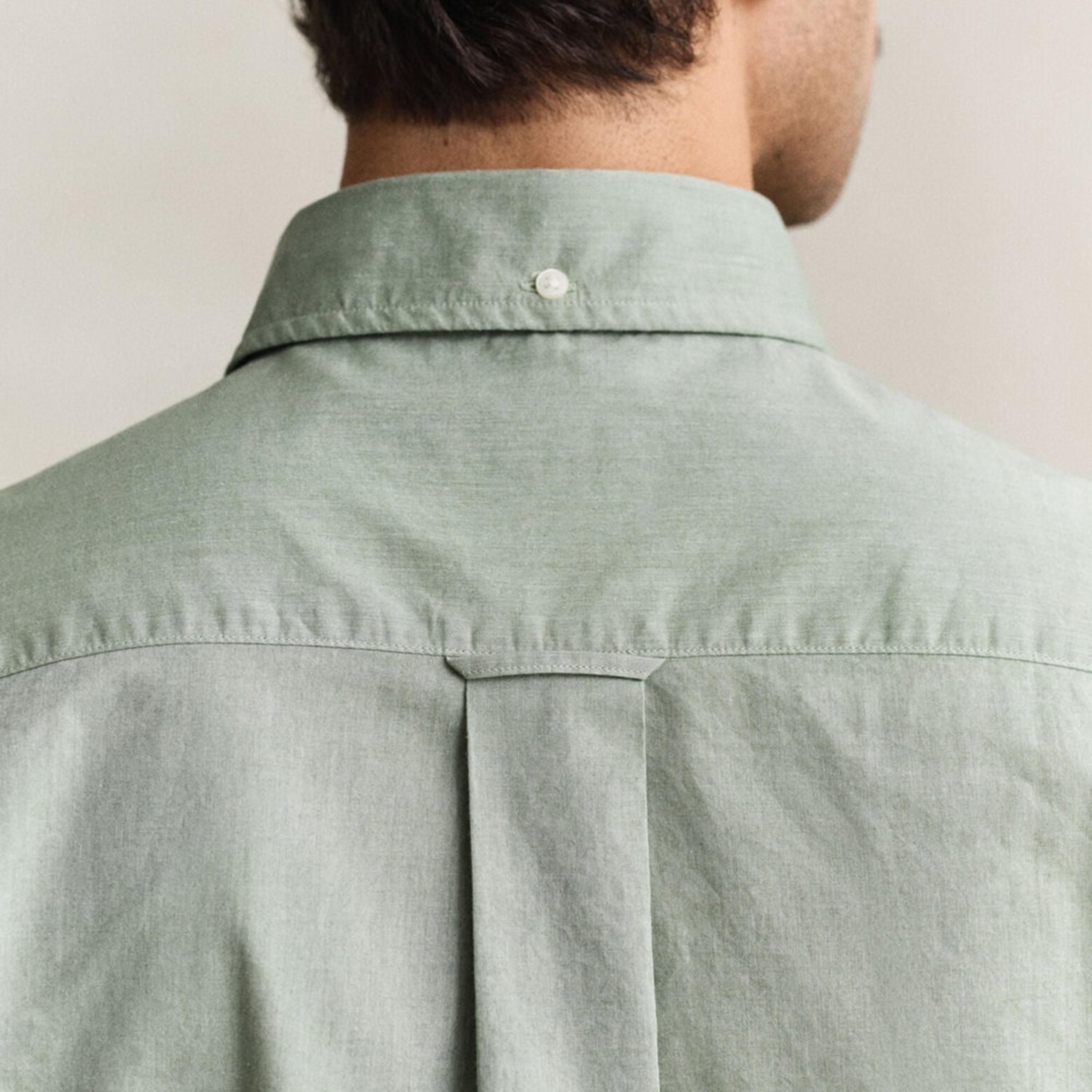 Gant Plain Regular Fit Long Sleeves Button-Down Collar Men's Shirt-men-clothing-shirts-image-3