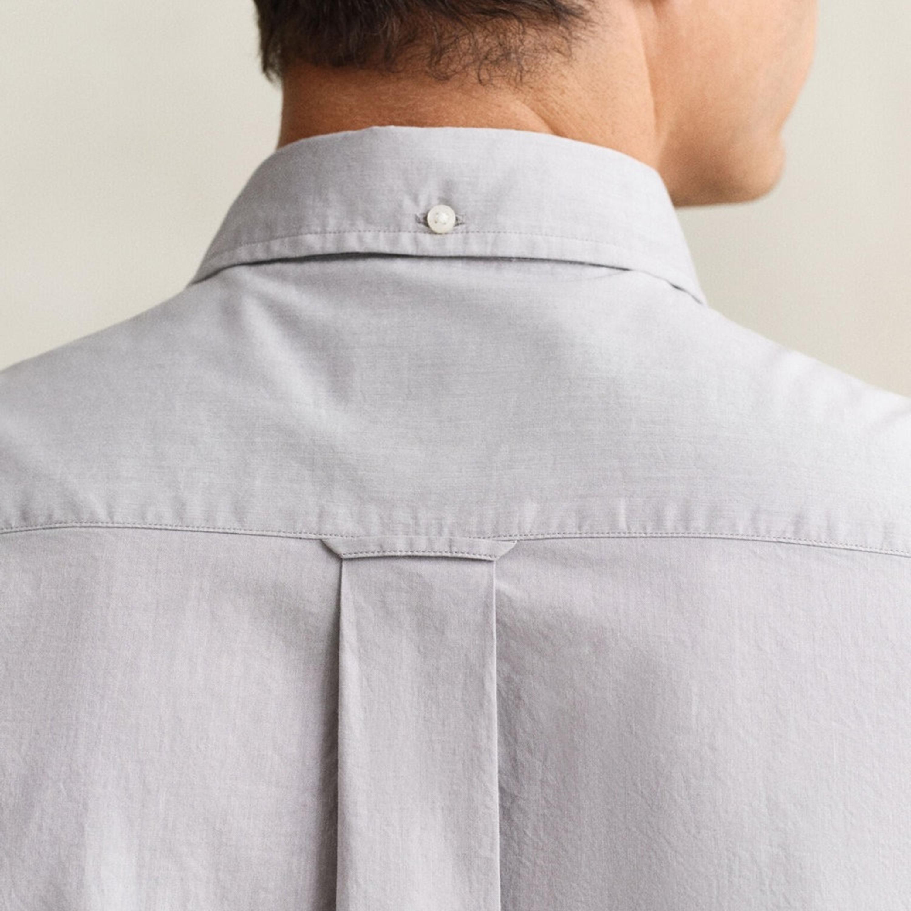 Gant Plain Regular Fit Long Sleeves Button-Down Collar Men's Shirt-men-clothing-shirts-image-3