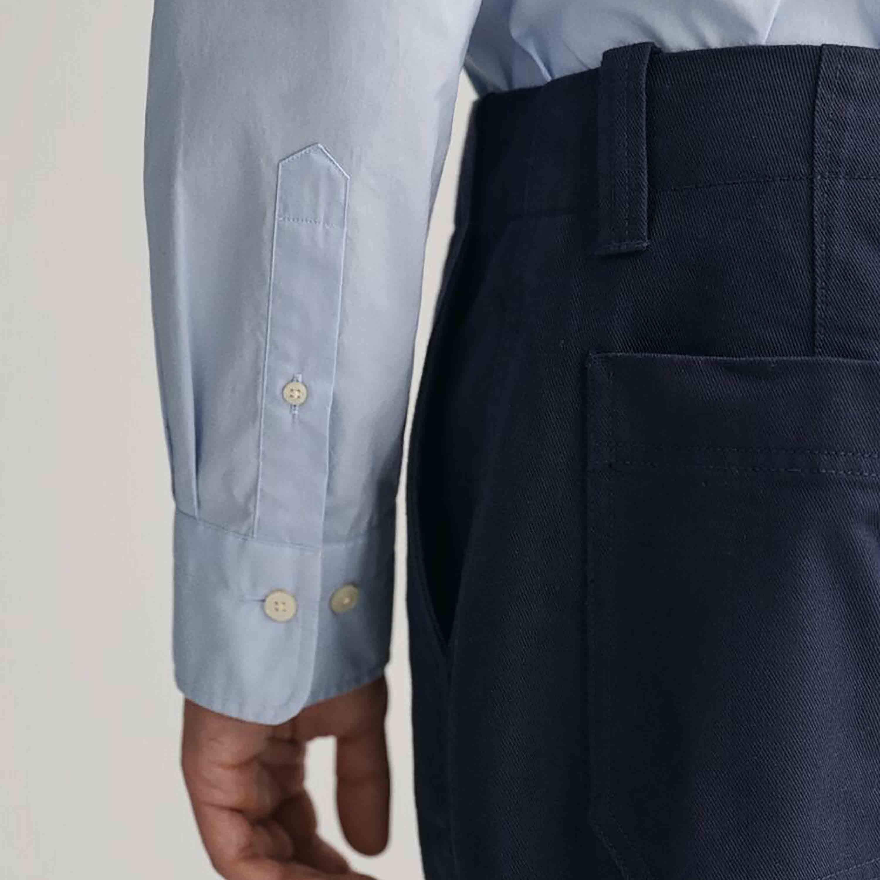 Gant Slim Fit Plain Collared Long Sleeves Men's Shirt-men-clothing-shirts-image-5
