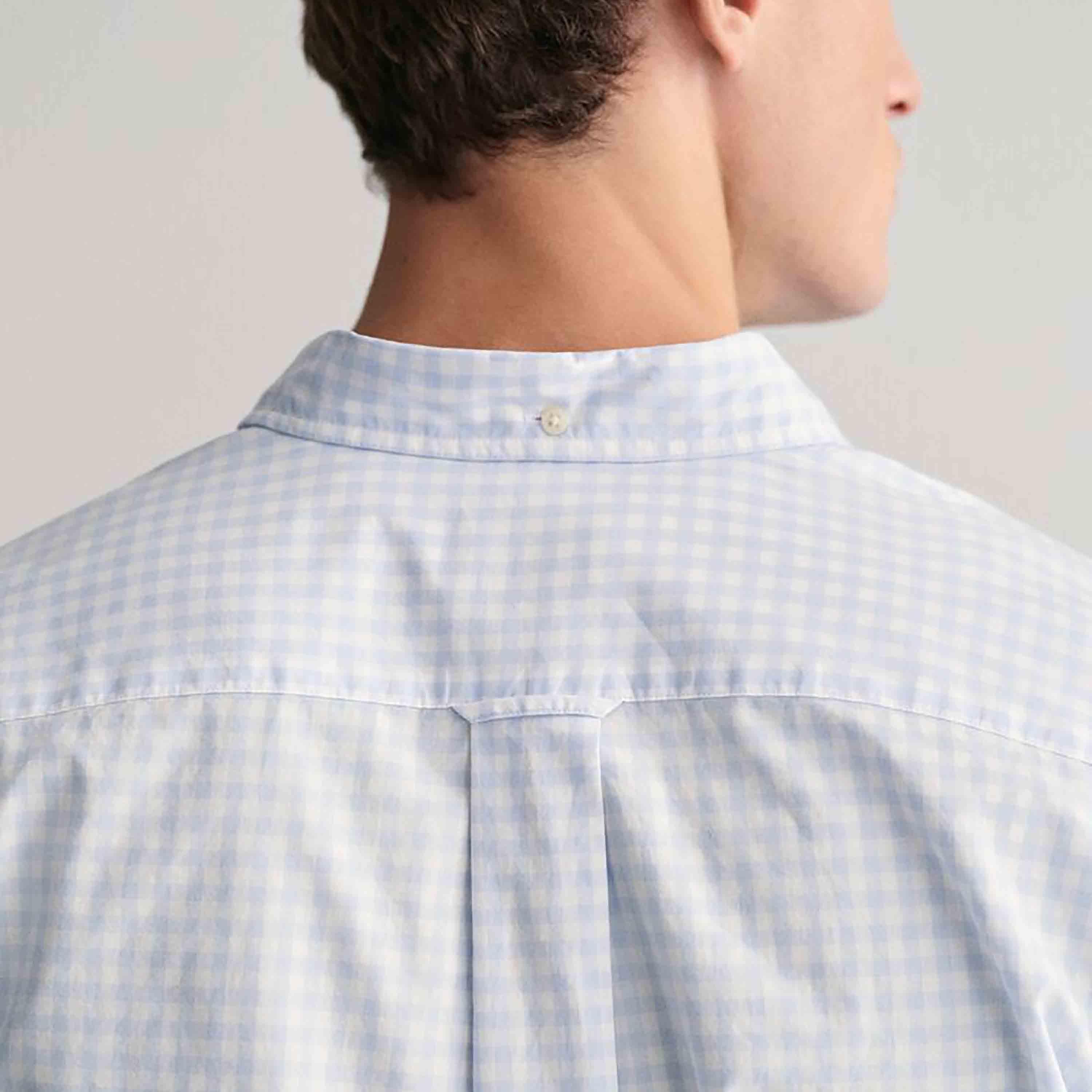 قميص رجالي من Gant بمقاس عادي وياقة مربعة وأكمام طويلة وياقة بأزرار سفلية-men-clothing-shirts-image-5