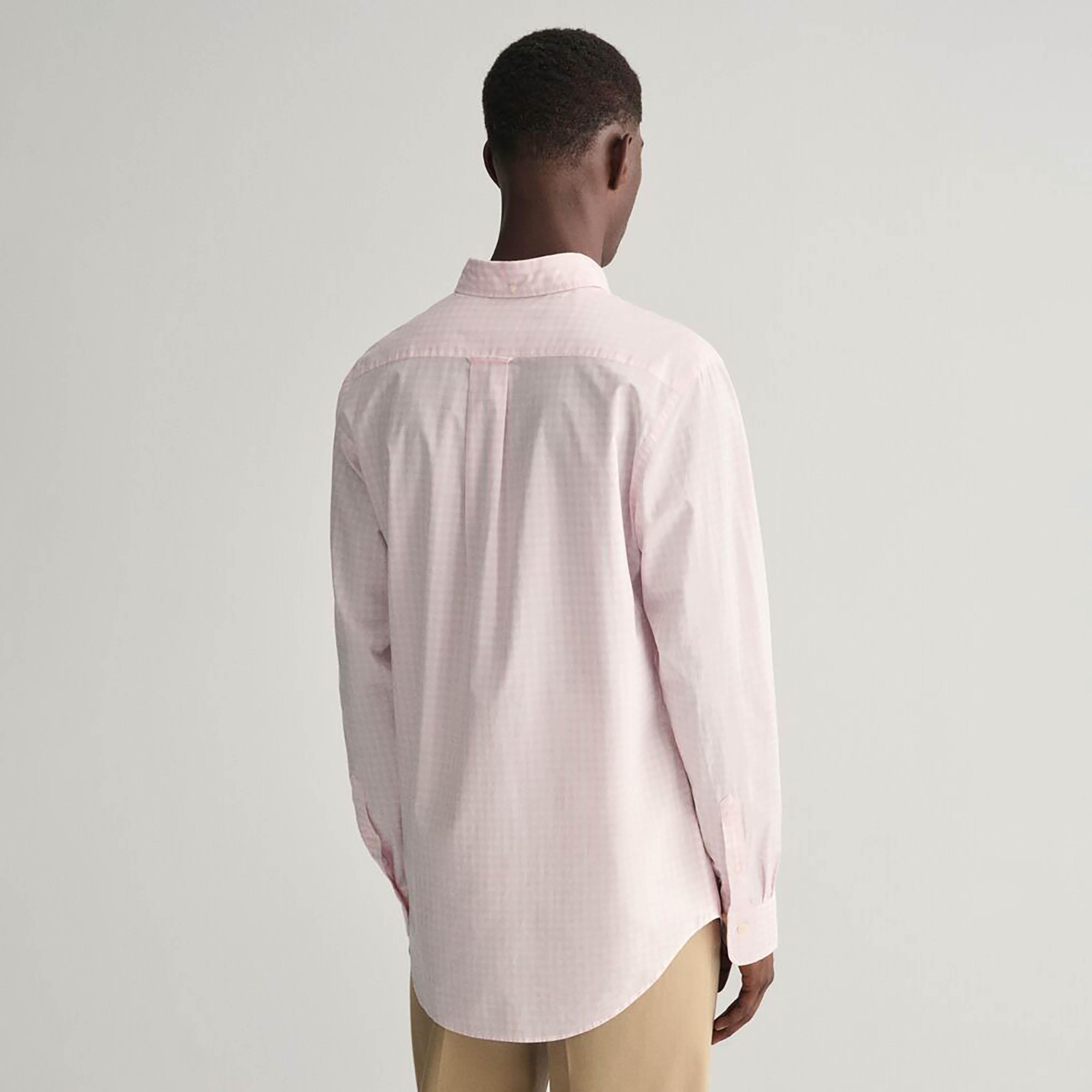 قميص رجالي من Gant بمقاس عادي وياقة مربعة وأكمام طويلة وياقة بأزرار سفلية-men-clothing-shirts-image-9