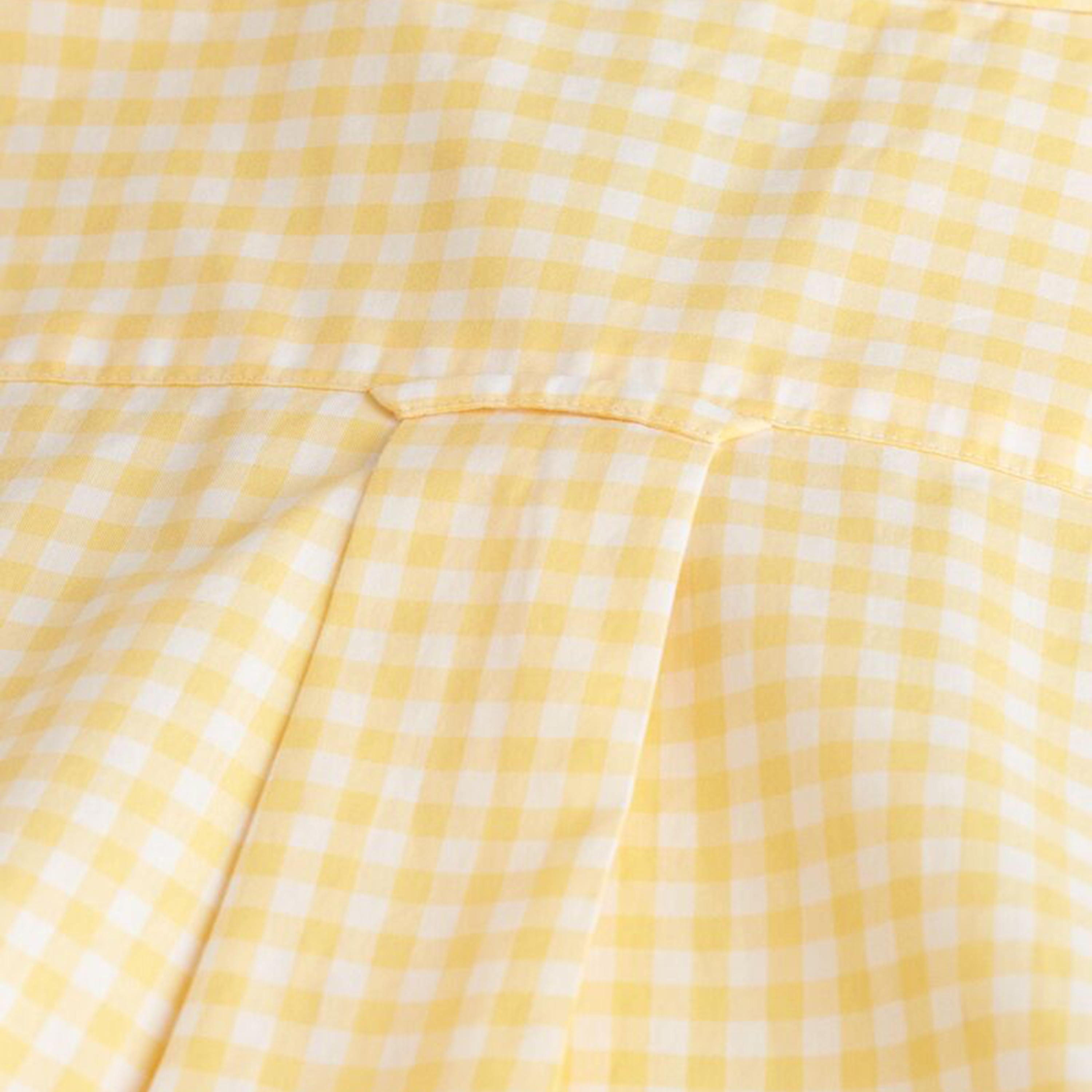 Gant Regular Fit Checked Button-Down Collar Short Sleeves Men's Shirt-men-clothing-shirts-image-7