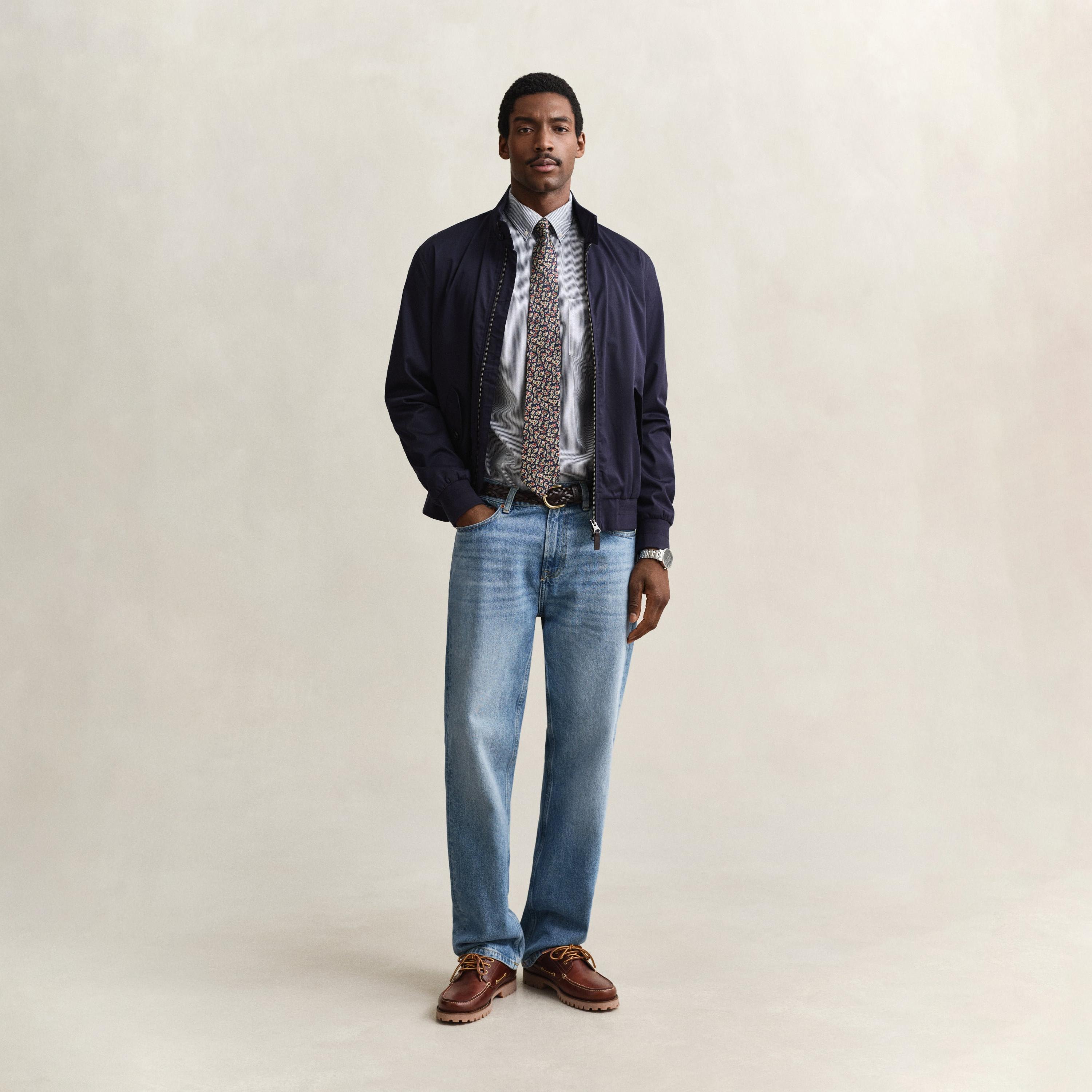 Gant Striped Regular Fit Long Sleeves Poplin Button-Down Collar Men's Shirt-men-clothing-shirts-image-3
