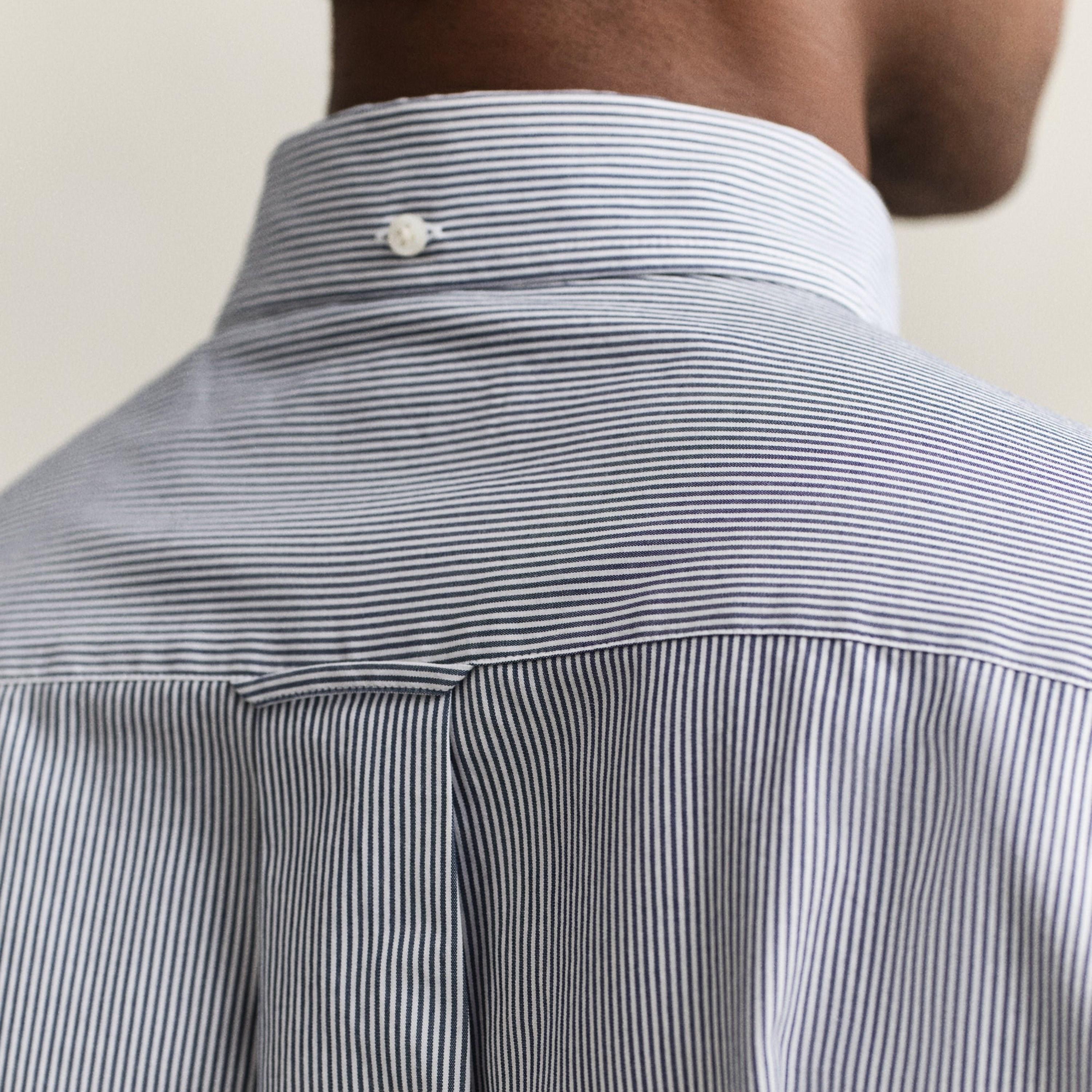 Gant Striped Regular Fit Long Sleeves Poplin Button-Down Collar Men's Shirt-men-clothing-shirts-image-23