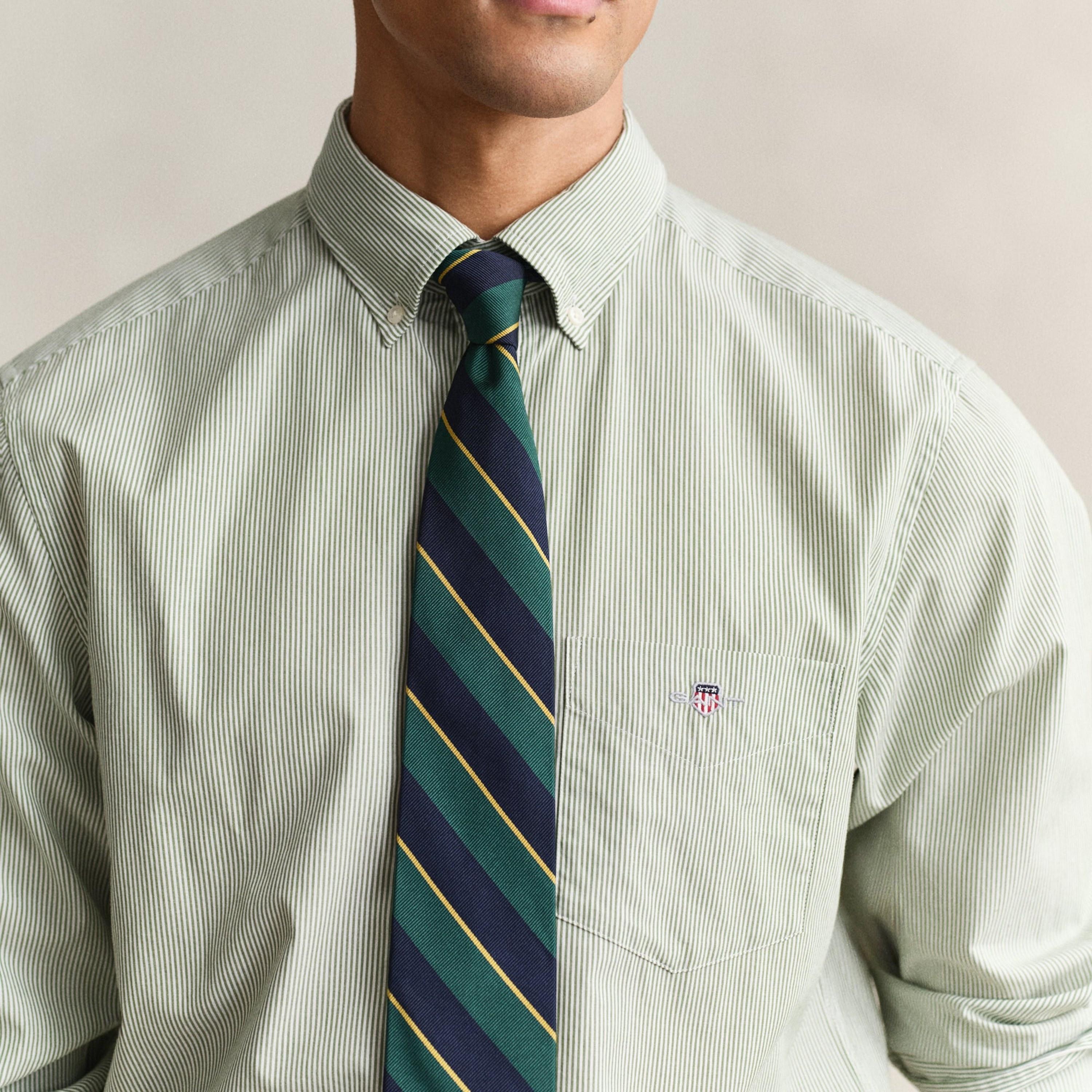 Gant Striped Regular Fit Long Sleeves Poplin Button-Down Collar Men's Shirt-men-clothing-shirts-image-13