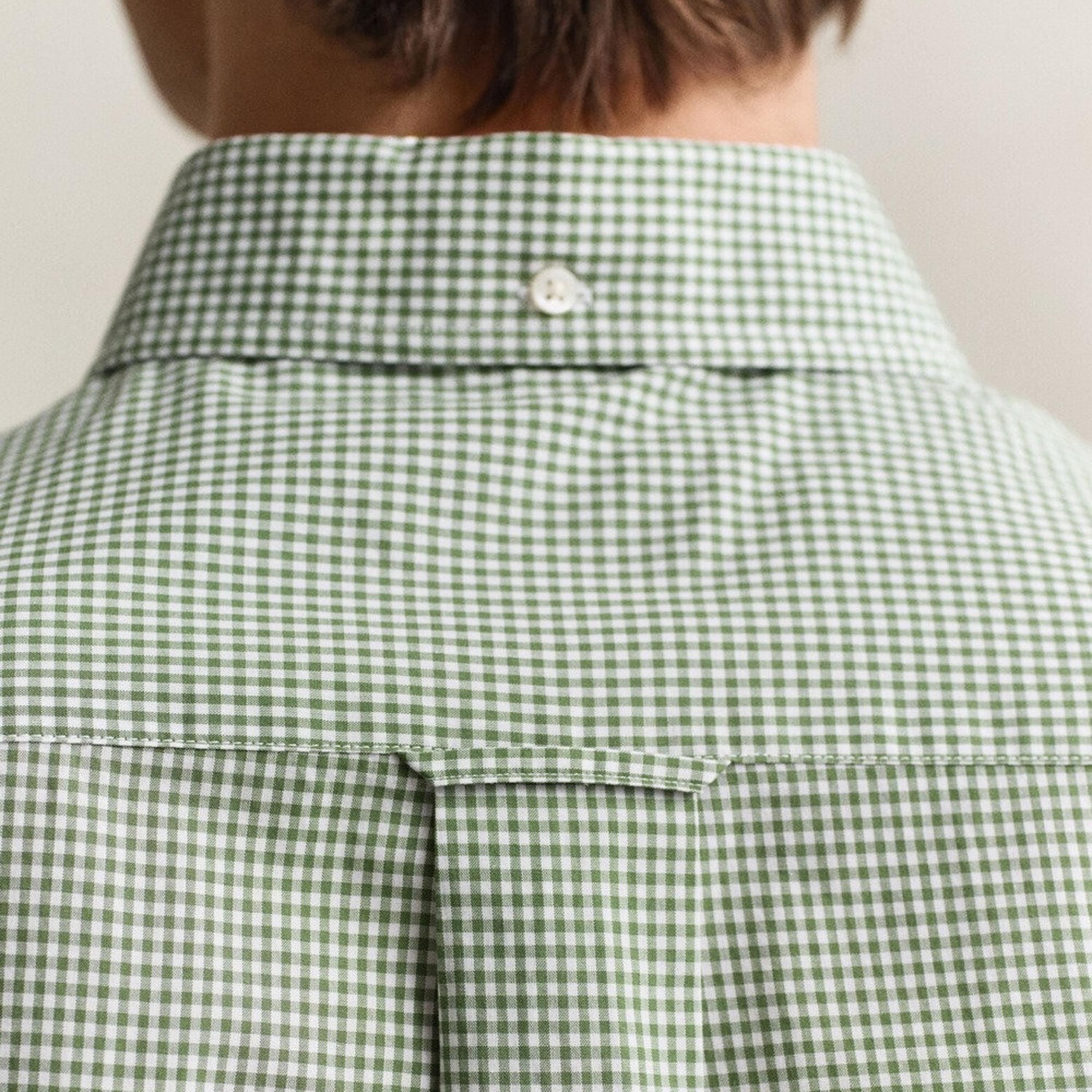 قميص رجالي بقصة عادية بمربعات بياقة بأزرار وأكمام قصيرة من غانت-men-clothing-shirts-image-5