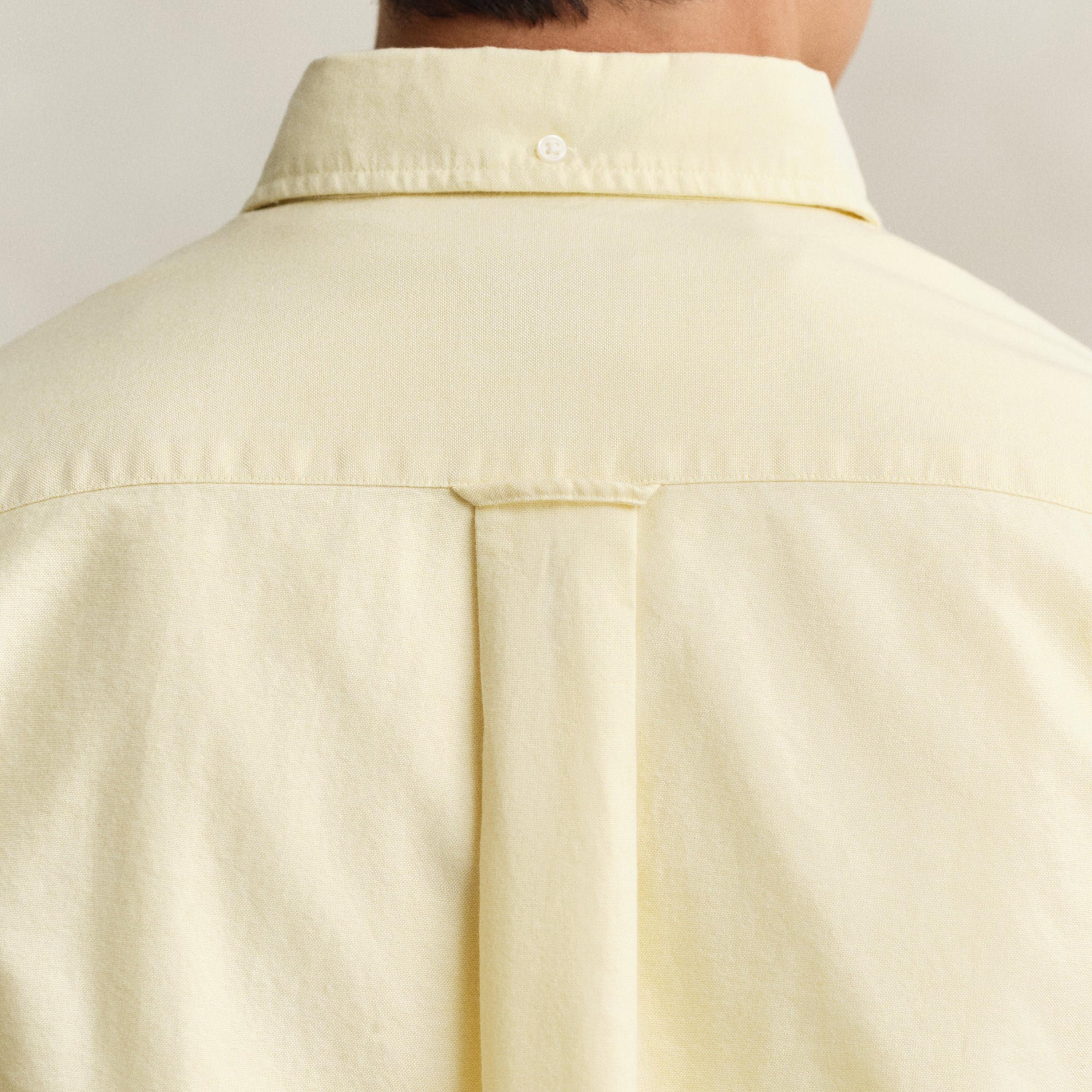 قميص رجالي بقصة عادية بياقة بأزرار سفلية سادة وأكمام طويلة من جانت.-men-clothing-shirts-image-22