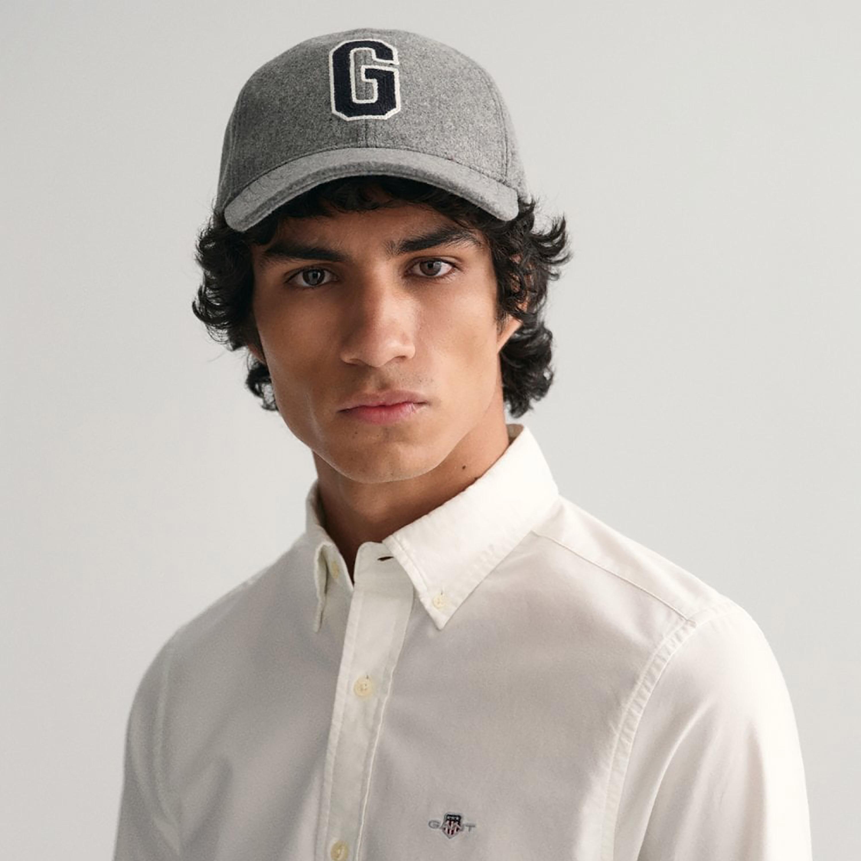 Gant Plain Slim Fit Long Sleeves Oxford Button-Down Collar Men's Shirt-men-clothing-shirts-image-2
