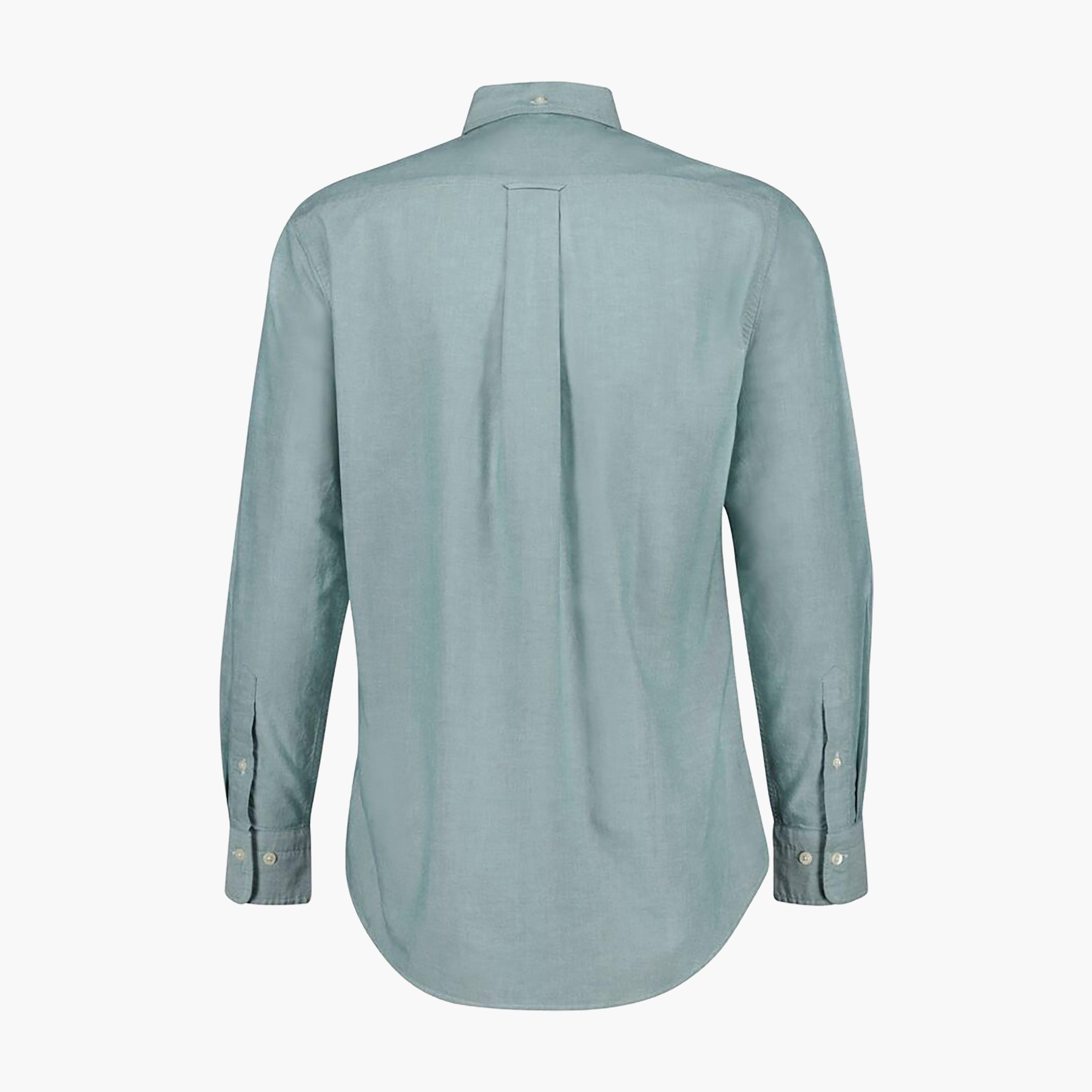Gant Slim Fit Plain Button-Down Collar Long Sleeves Men's Shirt-men-clothing-shirts-image-2