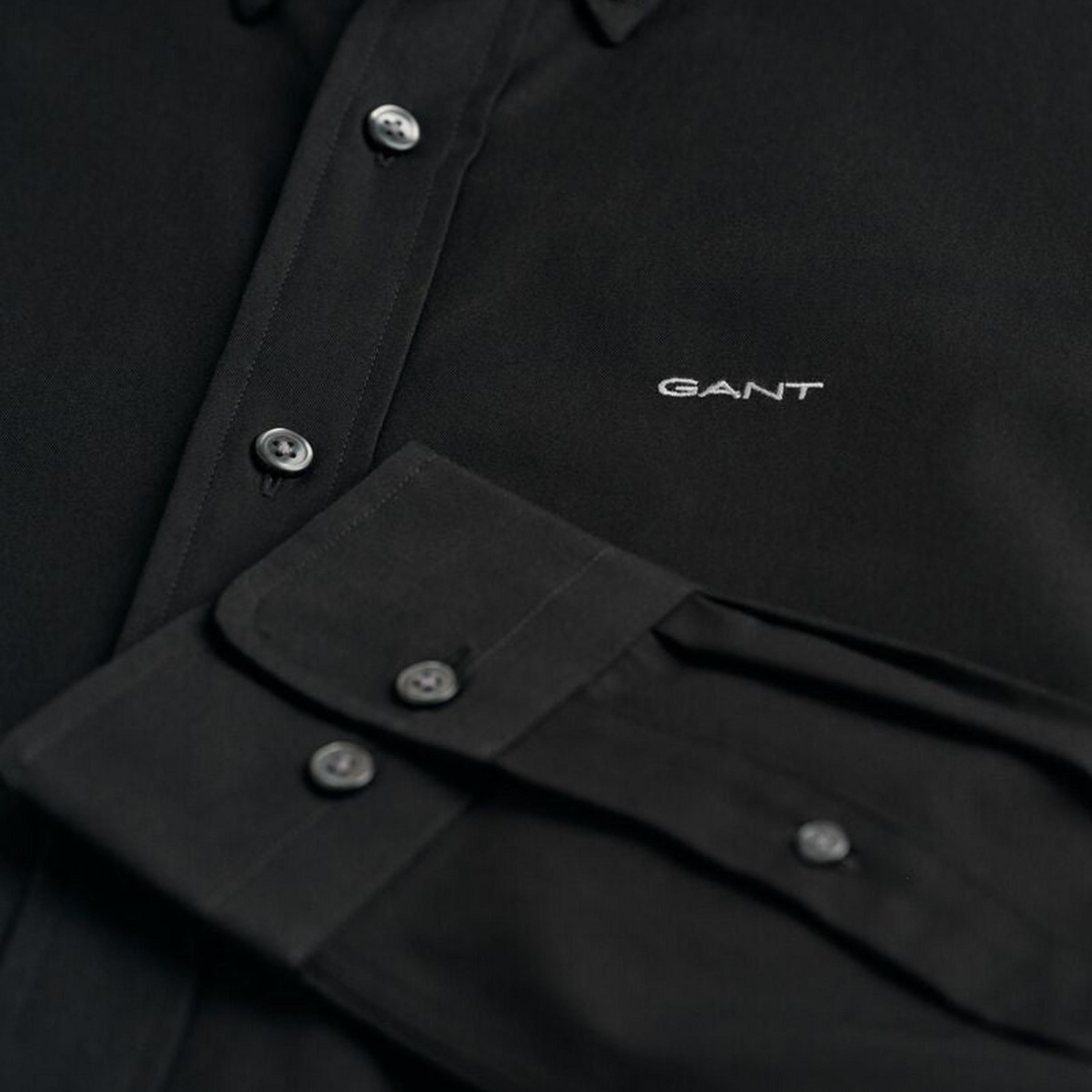 Gant Regular Fit Plain Button Down Collar Long Sleeves Men's Shirt-men-clothing-shirts-image-5