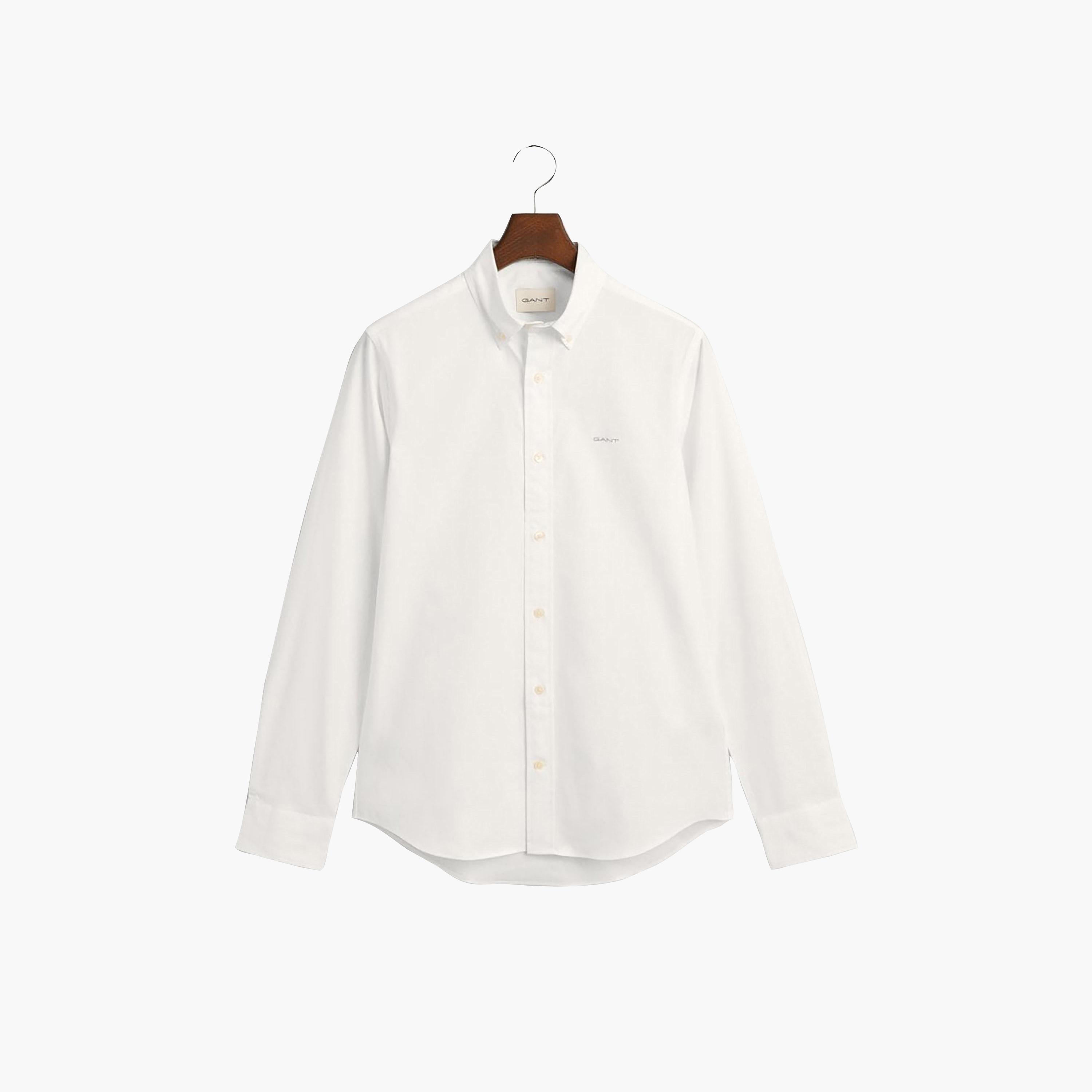 Gant Plain Button Down Collar Long Sleeves Shirt-men-clothing-shirts-image-5