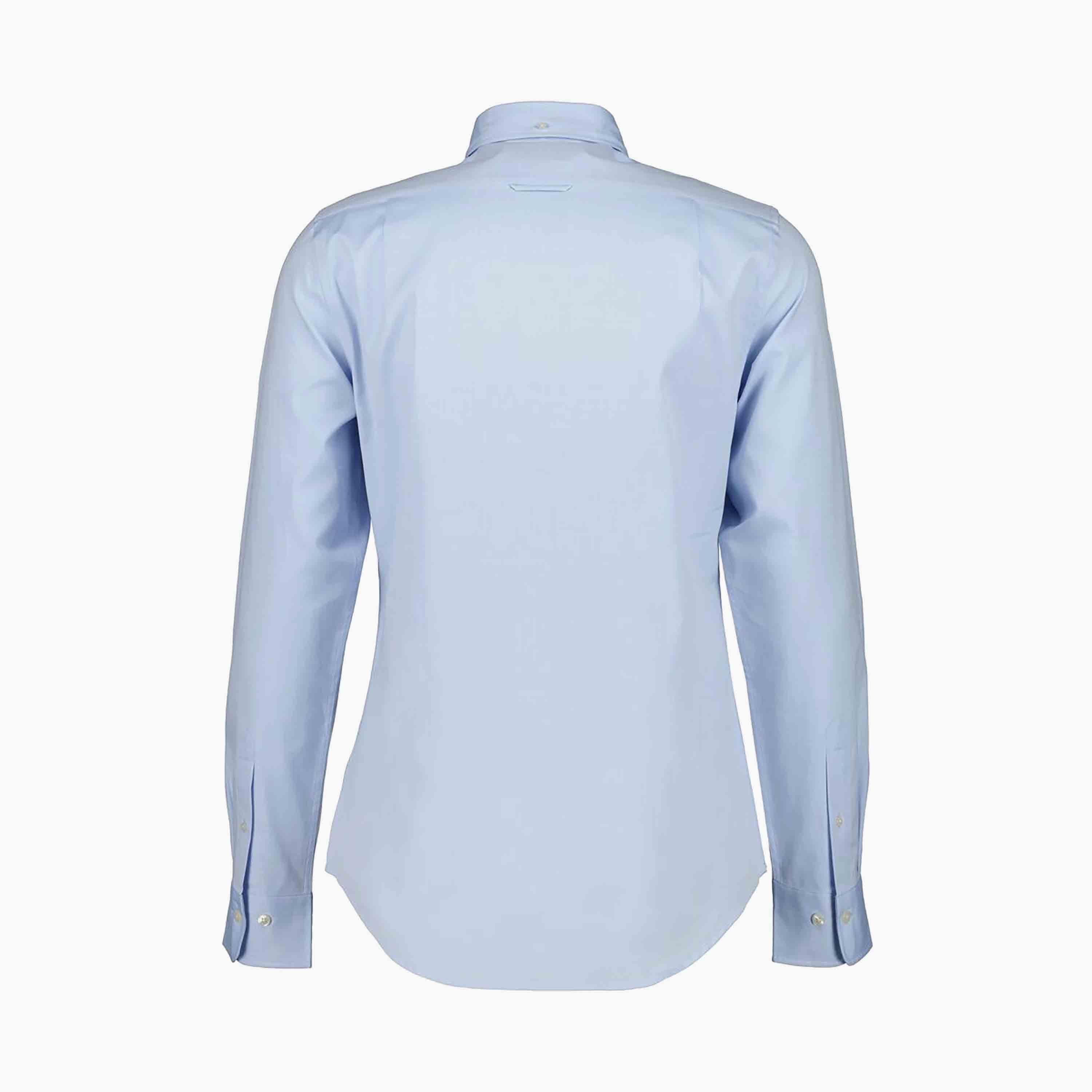 قميص رجالي من Gant بقصة ضيقة وأكمام طويلة وياقة بأزرار سفلية-men-clothing-shirts-image-11
