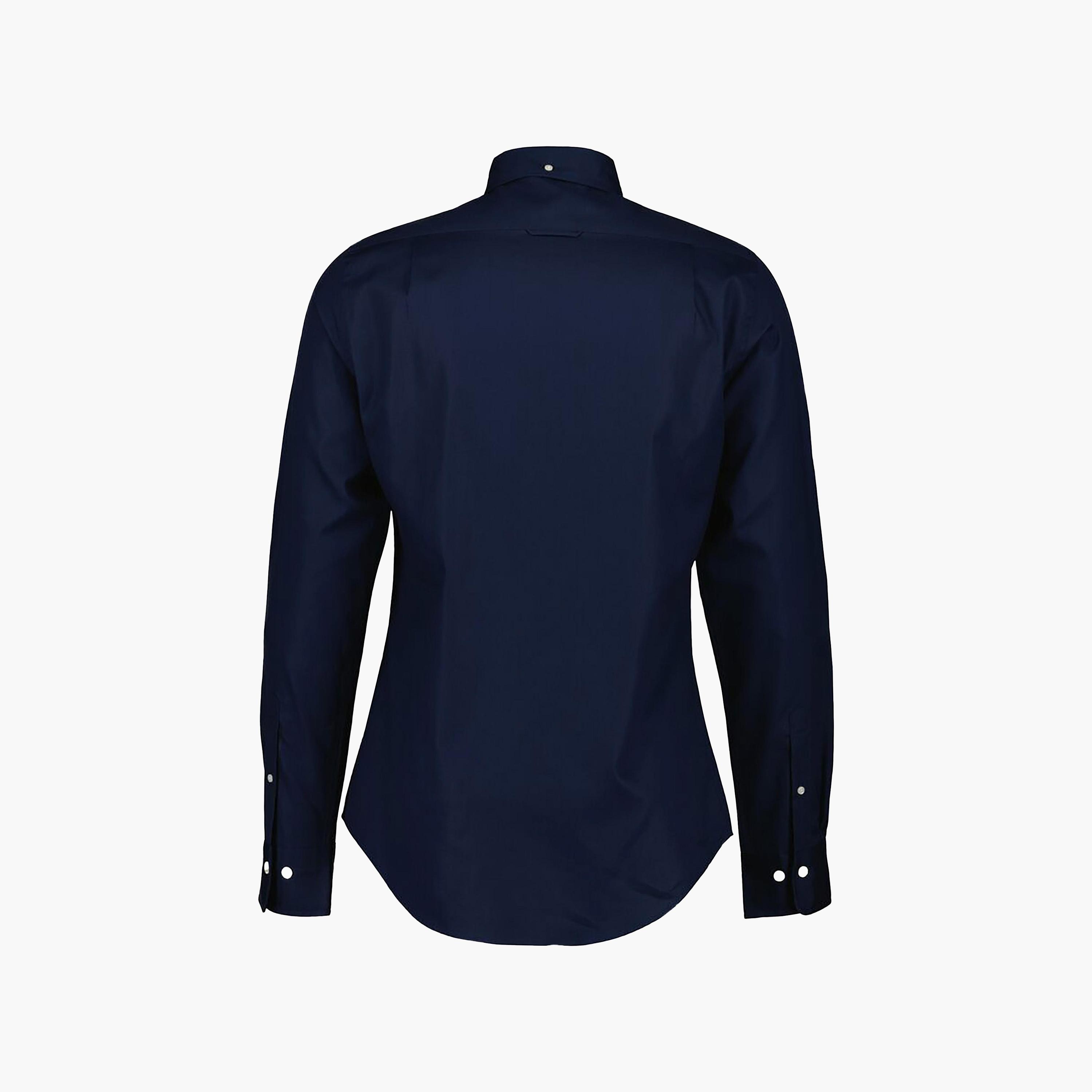 قميص رجالي من Gant بقصة ضيقة وأكمام طويلة وياقة بأزرار سفلية-men-clothing-shirts-image-6