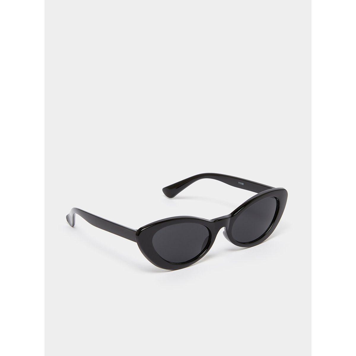 Styli Solid Frame Cat Eye Sunglasses with Molded Nose Pads-women-sunglasses-image-1