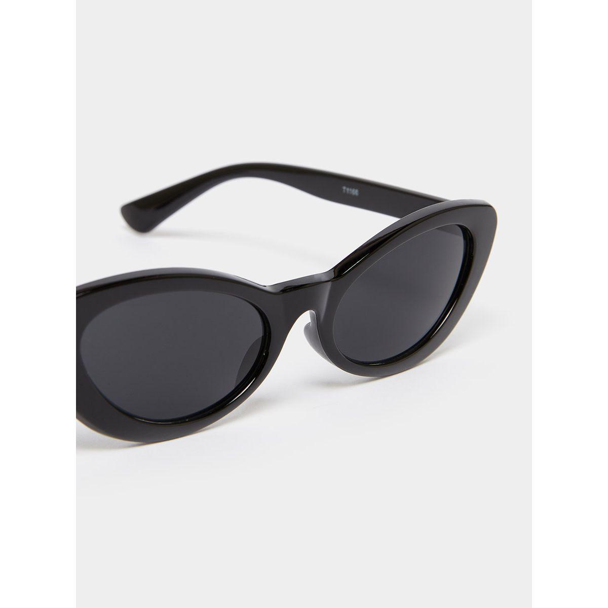 Styli Solid Frame Cat Eye Sunglasses with Molded Nose Pads-women-sunglasses-image-3