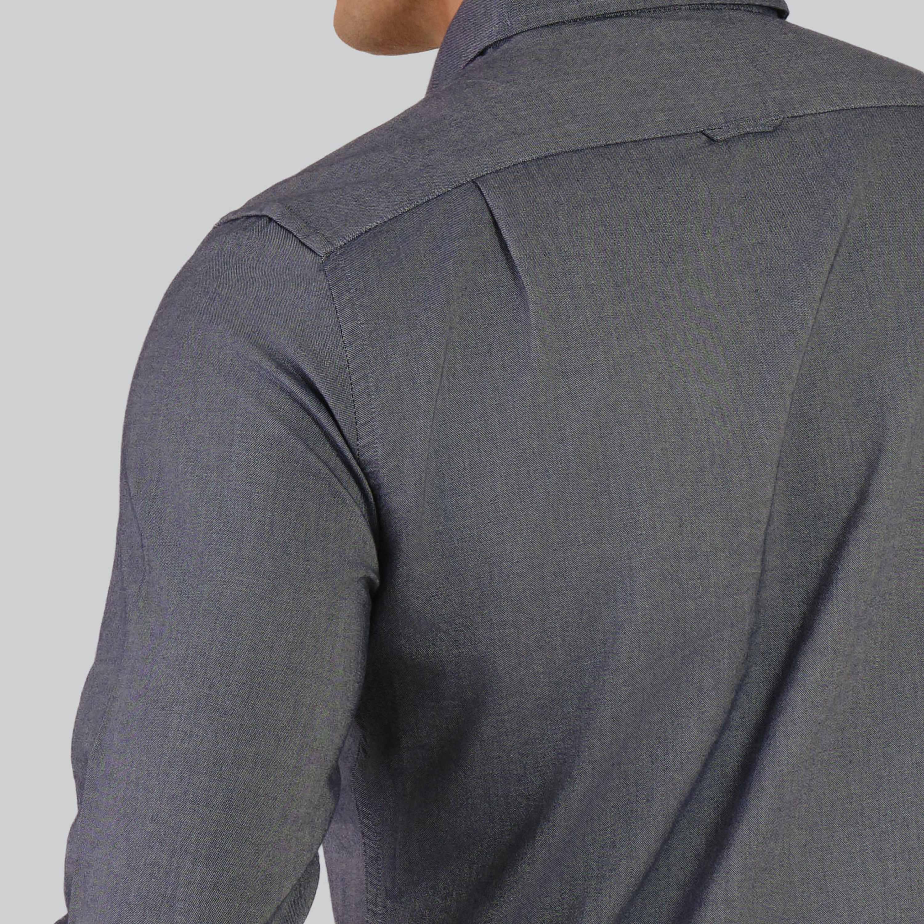 Gant Slim Fit Plain Button-Down Collar Long Sleeves Men's Shirt-men-clothing-shirts-image-2