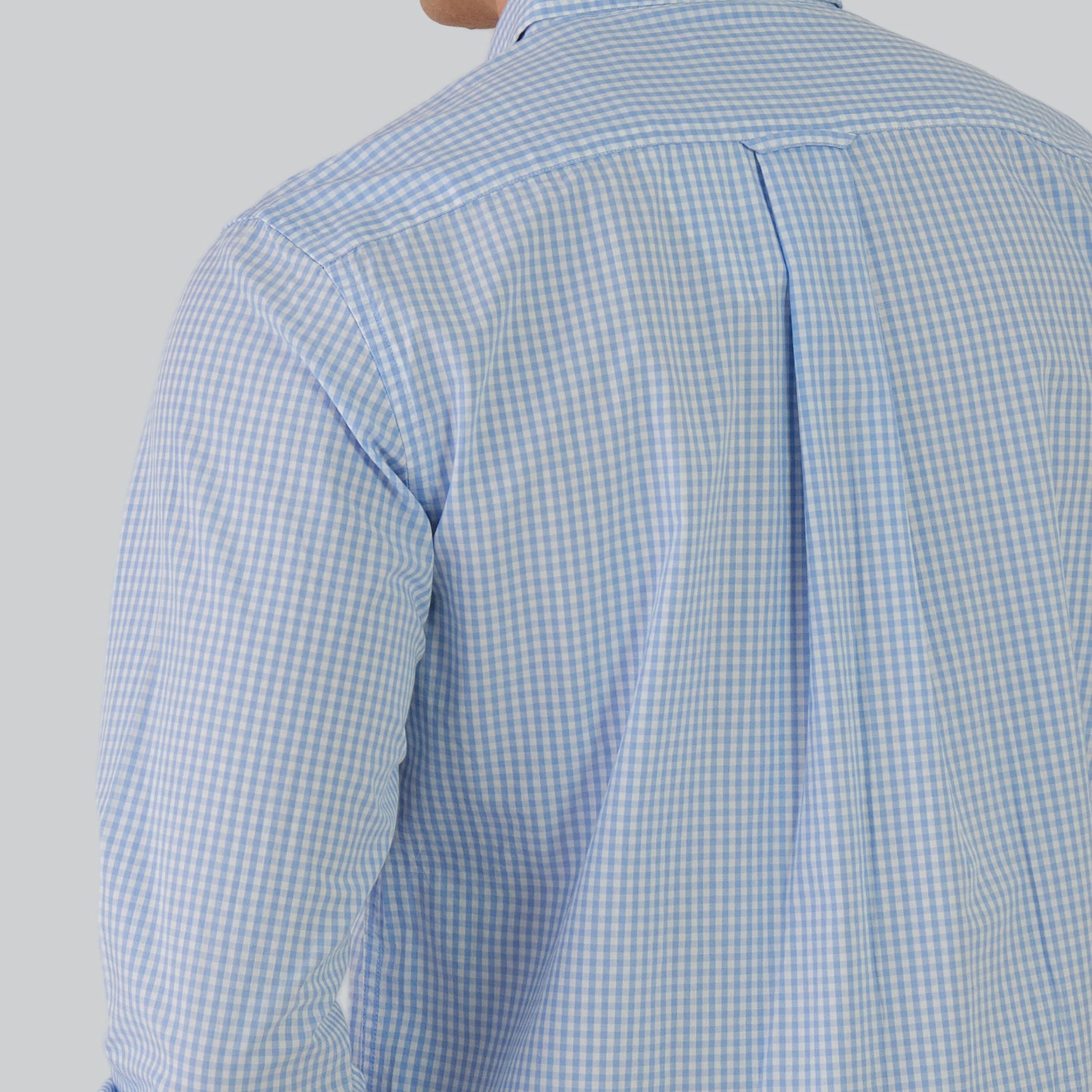 Gant Regular Fit Checked Button-Down Collar Long Sleeves Men's Shirt-men-clothing-shirts-image-6