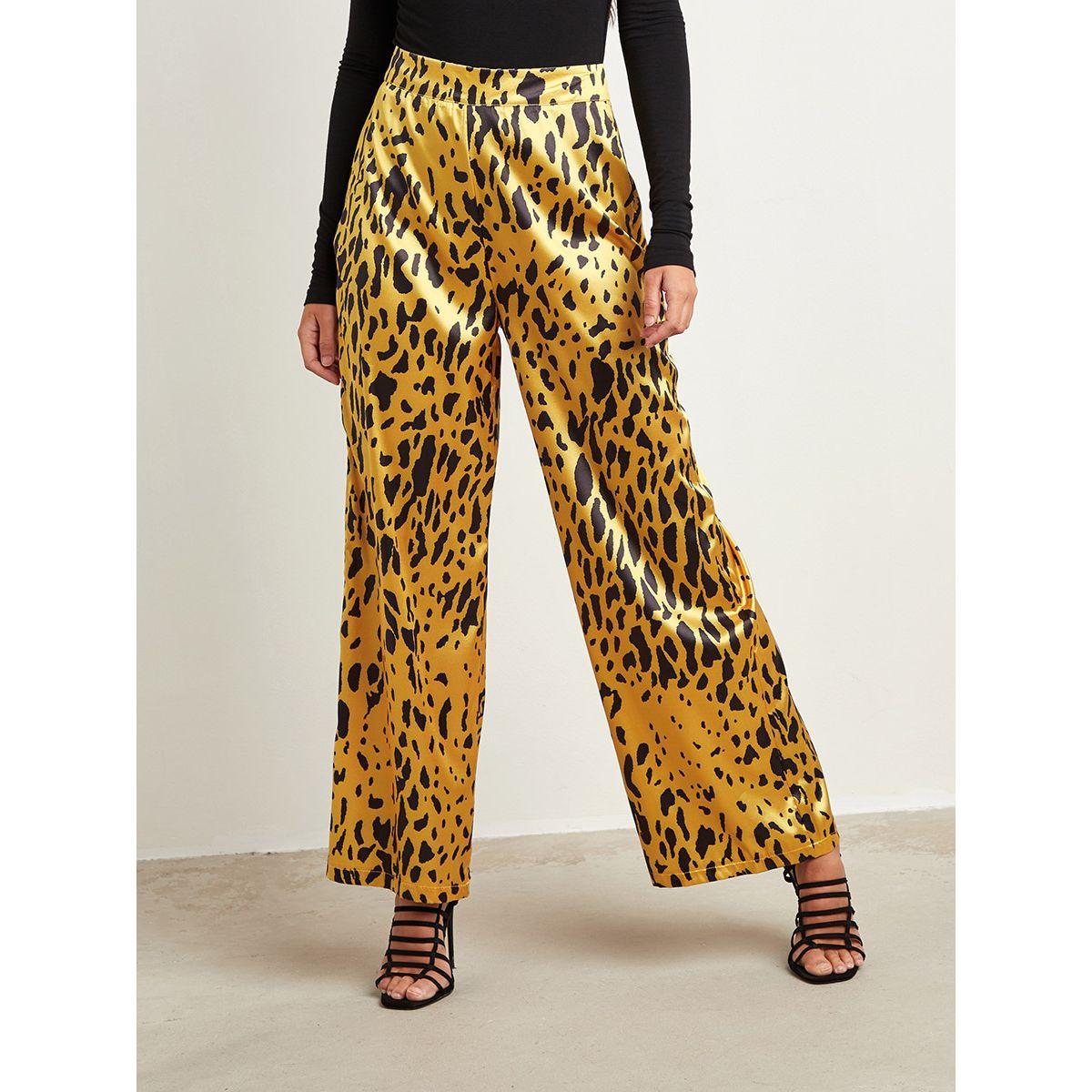 بنطلون مطبوع بأرجل واسعة-women-clothing-bottoms-trousers-image-1