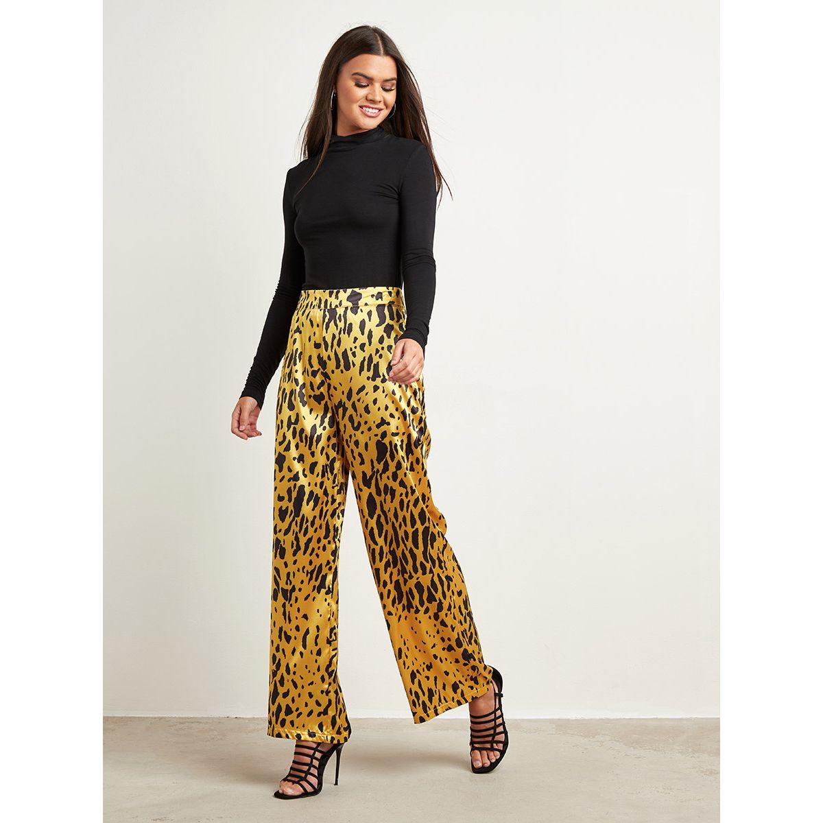 بنطلون مطبوع بأرجل واسعة-women-clothing-bottoms-trousers-image-2