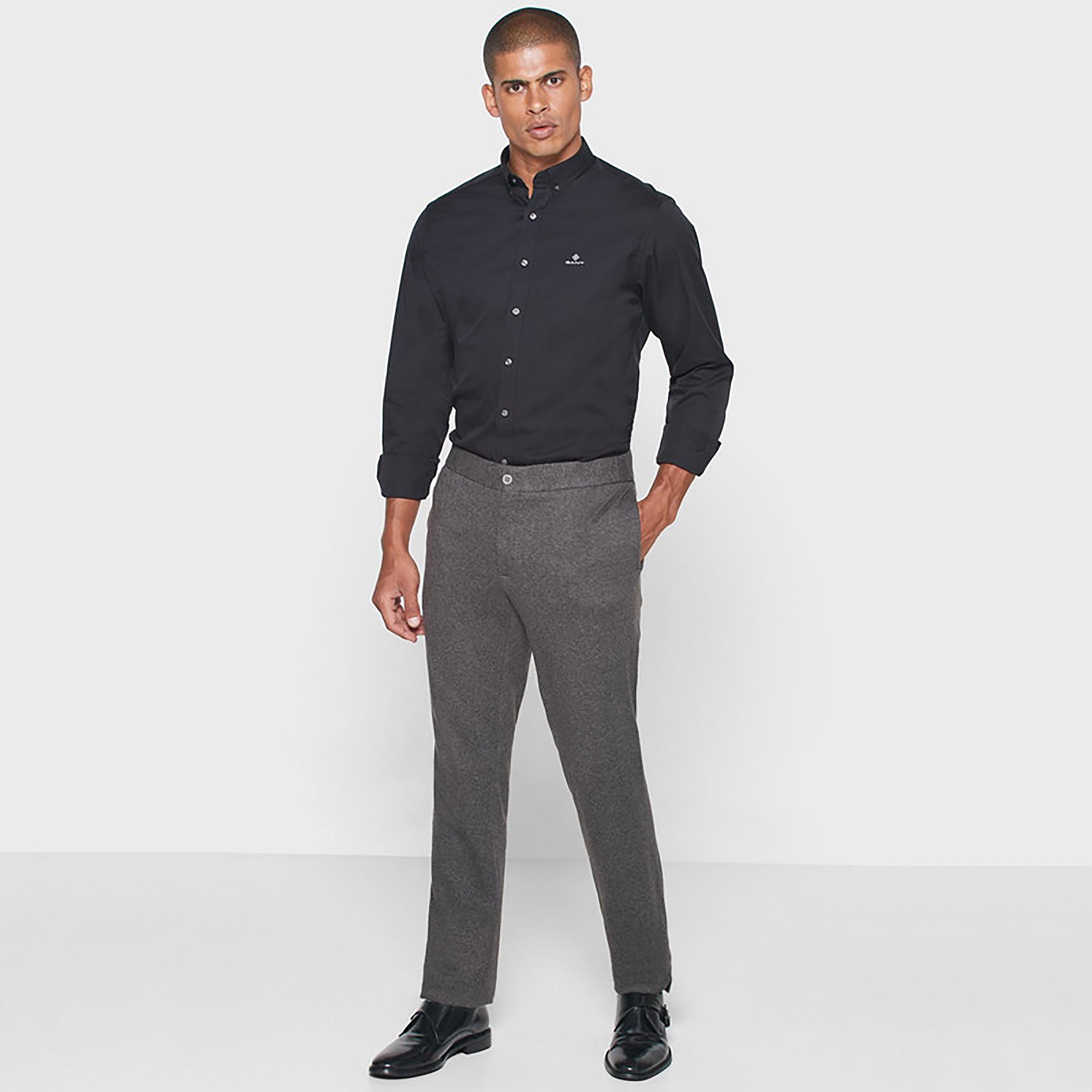 Gant Logo Detail Regular Fit Long Sleeves Semi-Formal Shirt-men-clothing-shirts-image-2