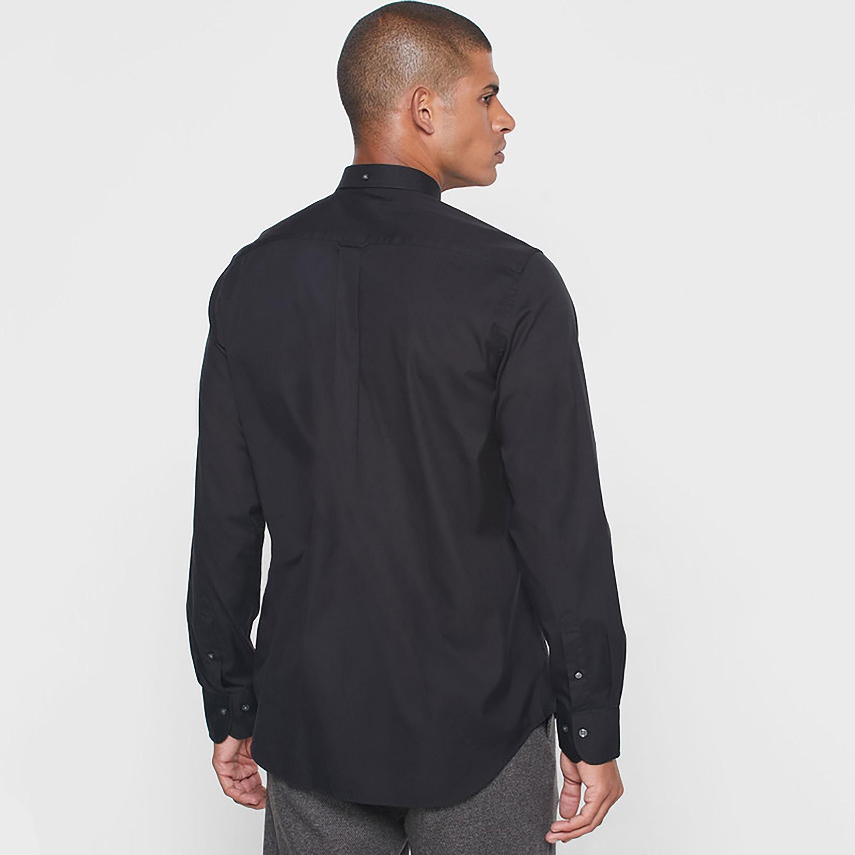 Gant Logo Detail Regular Fit Long Sleeves Semi-Formal Shirt-men-clothing-shirts-image-4