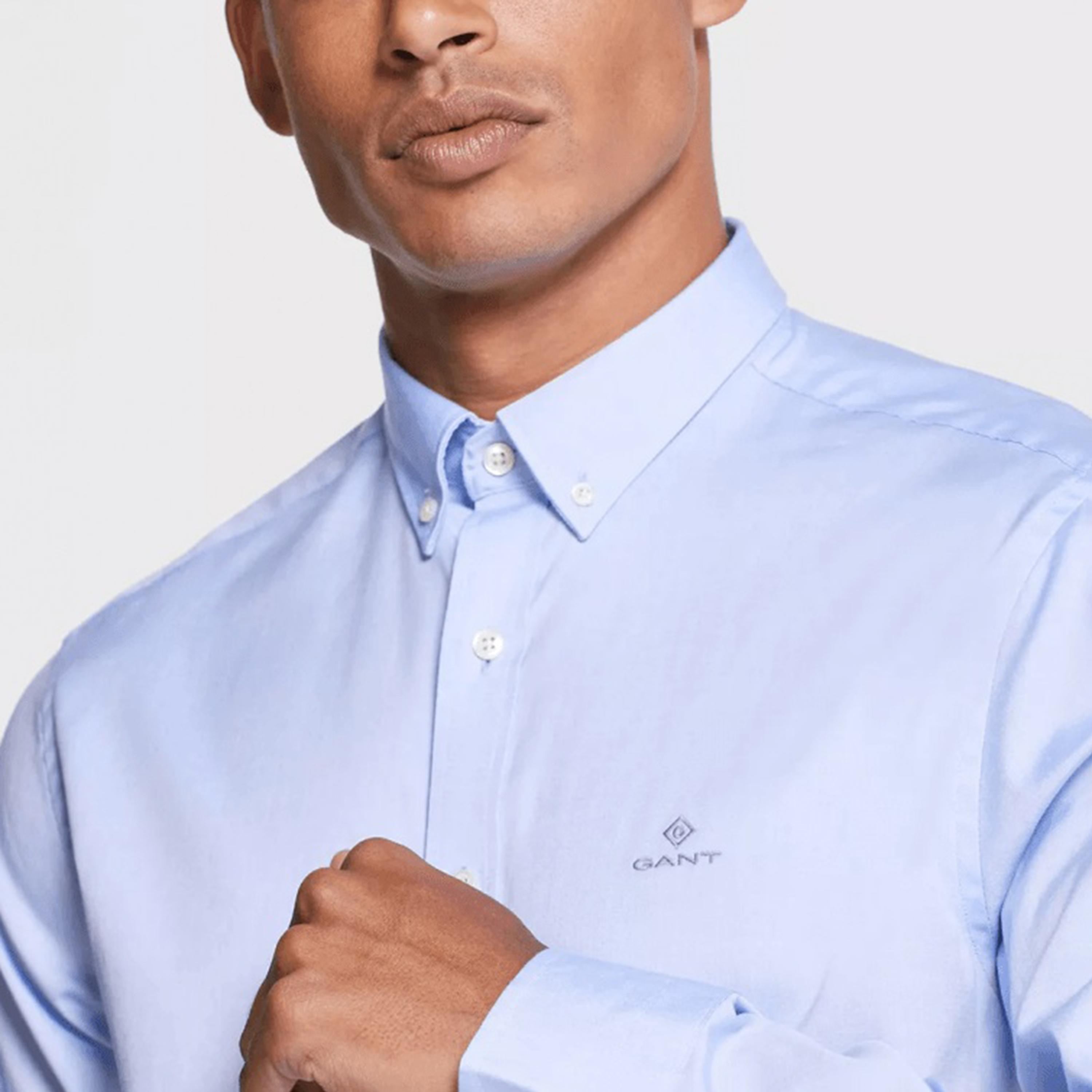 Gant Logo Detail Regular Fit Long Sleeves Semi-Formal Shirt-men-clothing-shirts-image-3