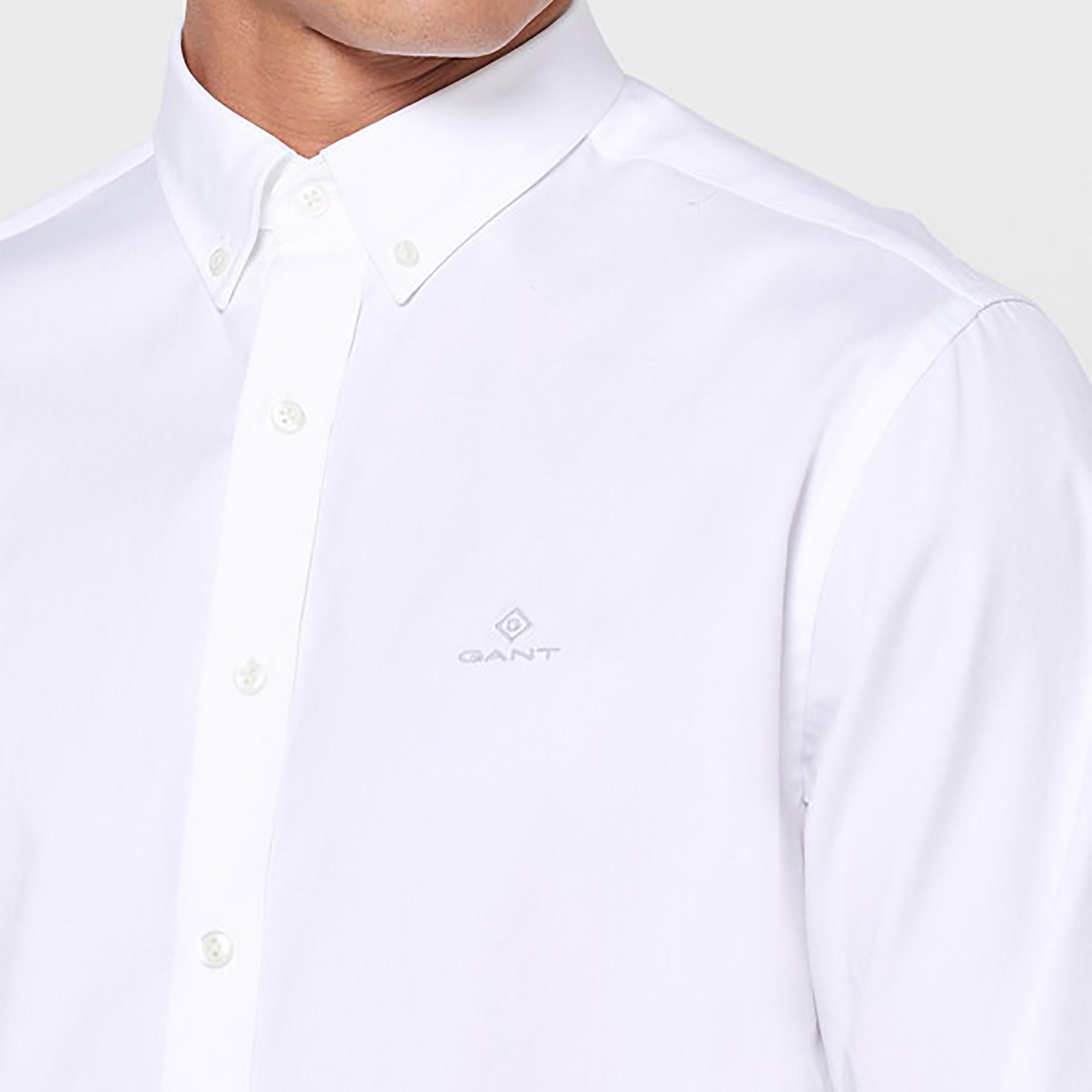 Gant Logo Detail Regular Fit Long Sleeves Semi-Formal Shirt-men-clothing-shirts-image-3