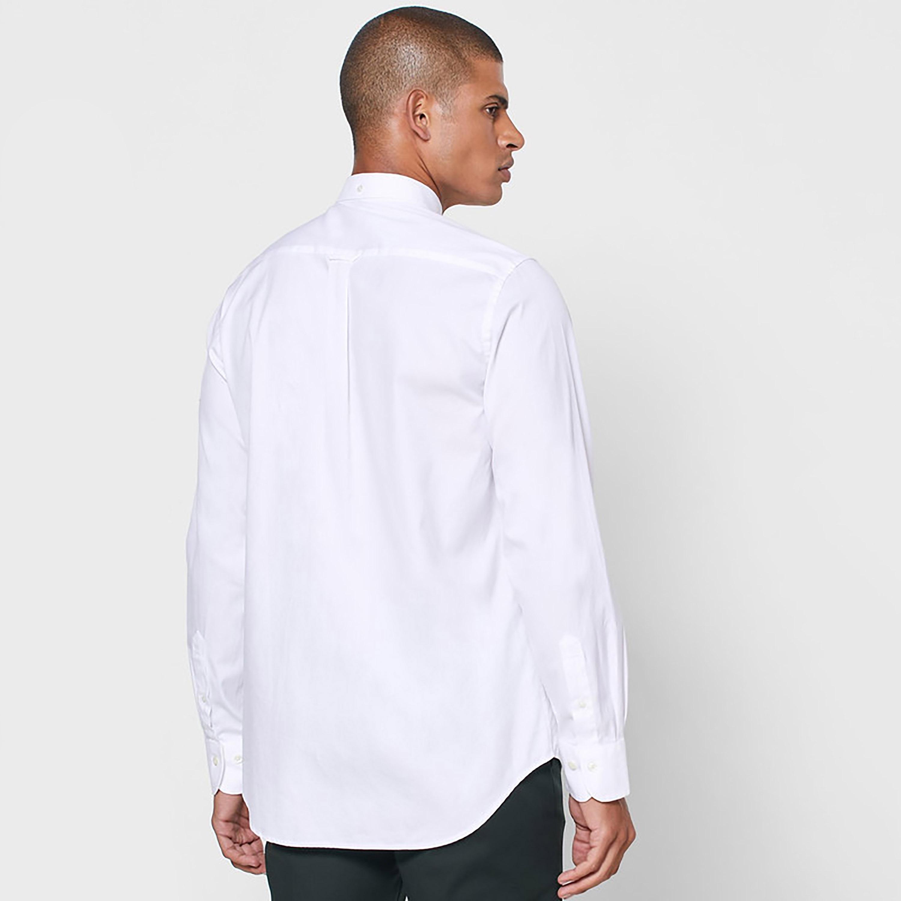 Gant Logo Detail Regular Fit Long Sleeves Semi-Formal Shirt-men-clothing-shirts-image-4