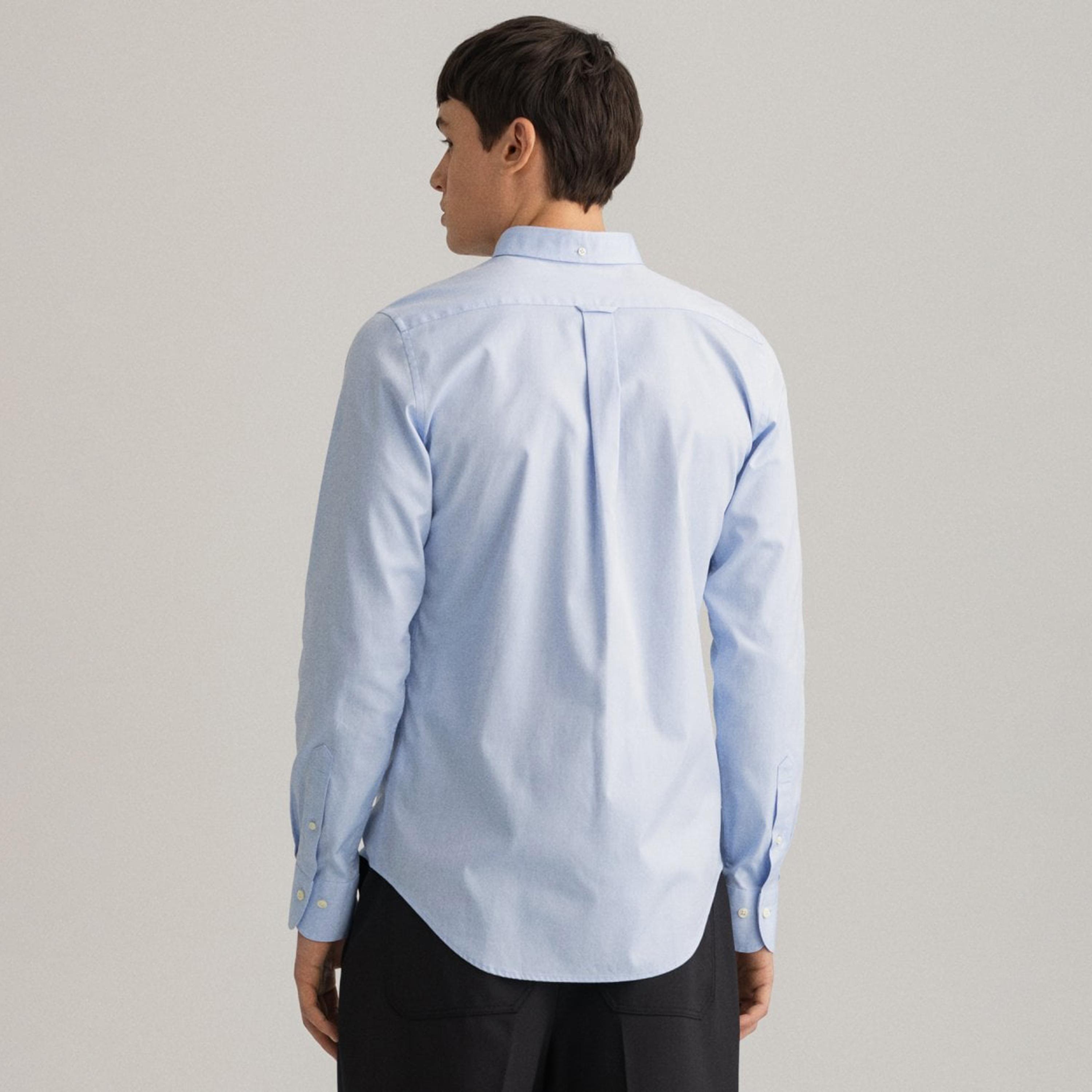 قميص غانت ضيق بياقة طويلة بأكمام طويلة عادي بياقة-men-clothing-shirts-image-4