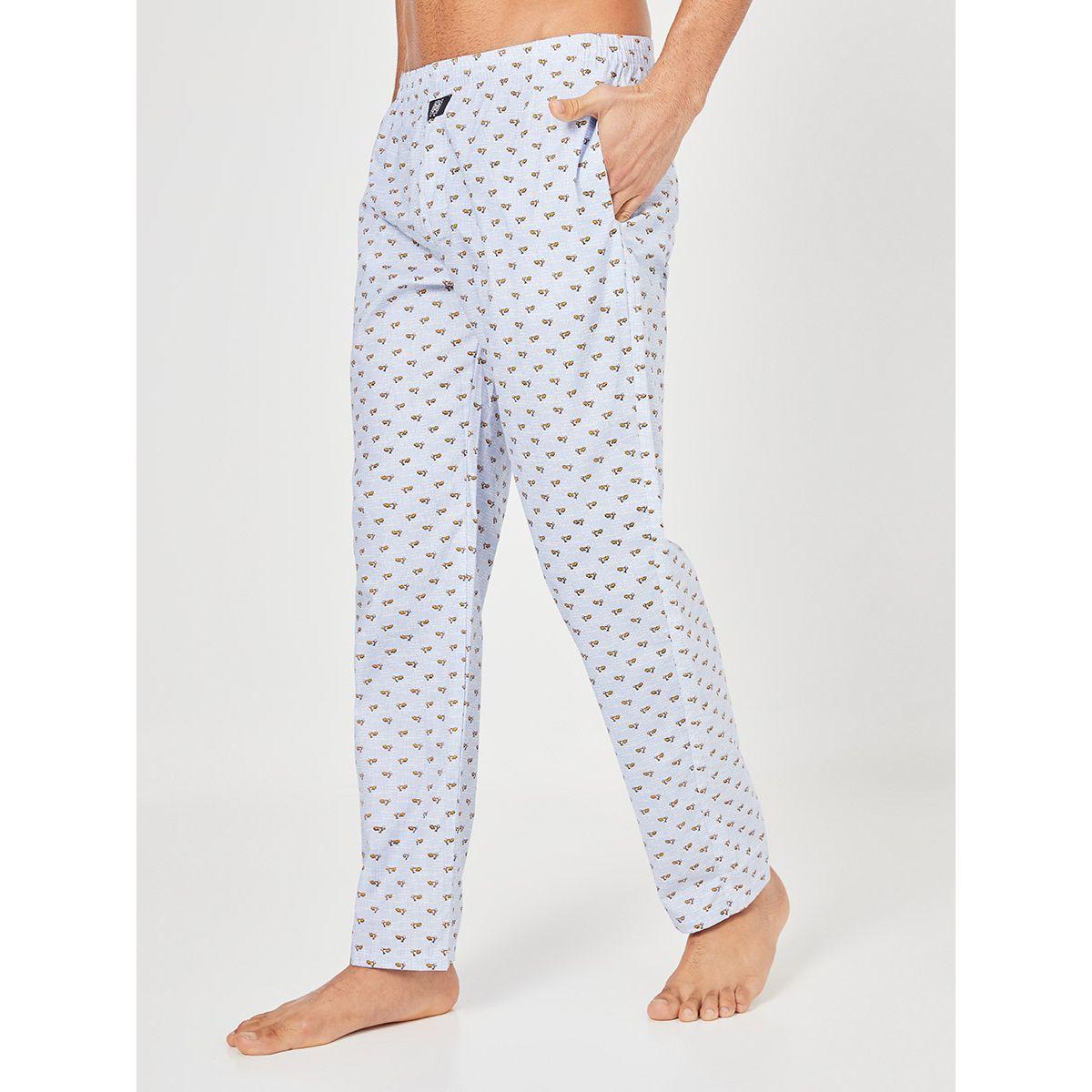 Styli Pack of 2 - Cotton AOP Pyjama with Side Pocket-men-clothing-nightwear-pyjamaandshorts-image-2