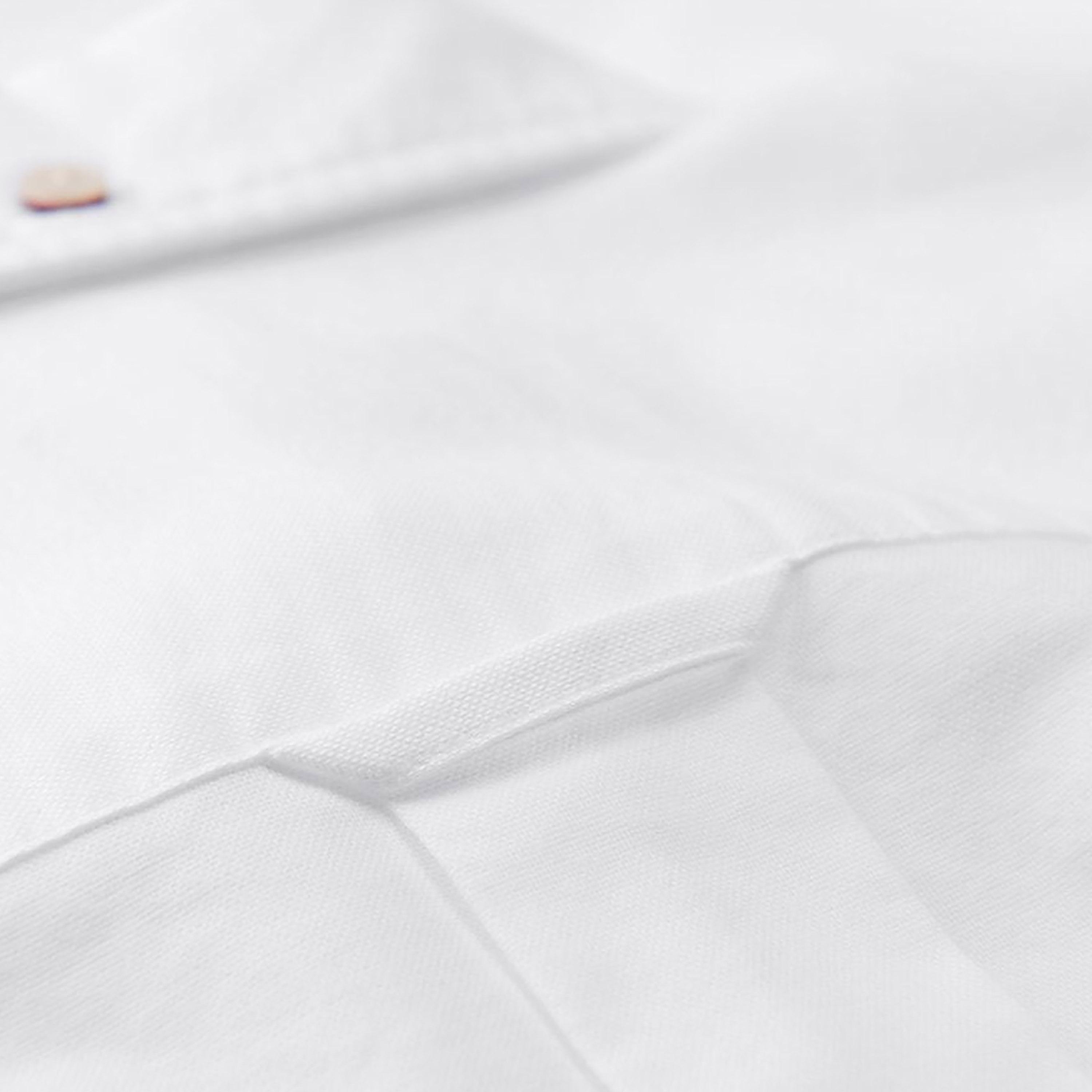 Gant Logo Detail Button Down Collar Short Sleeves Shirt with Patch Pocket-men-clothing-shirts-image-3