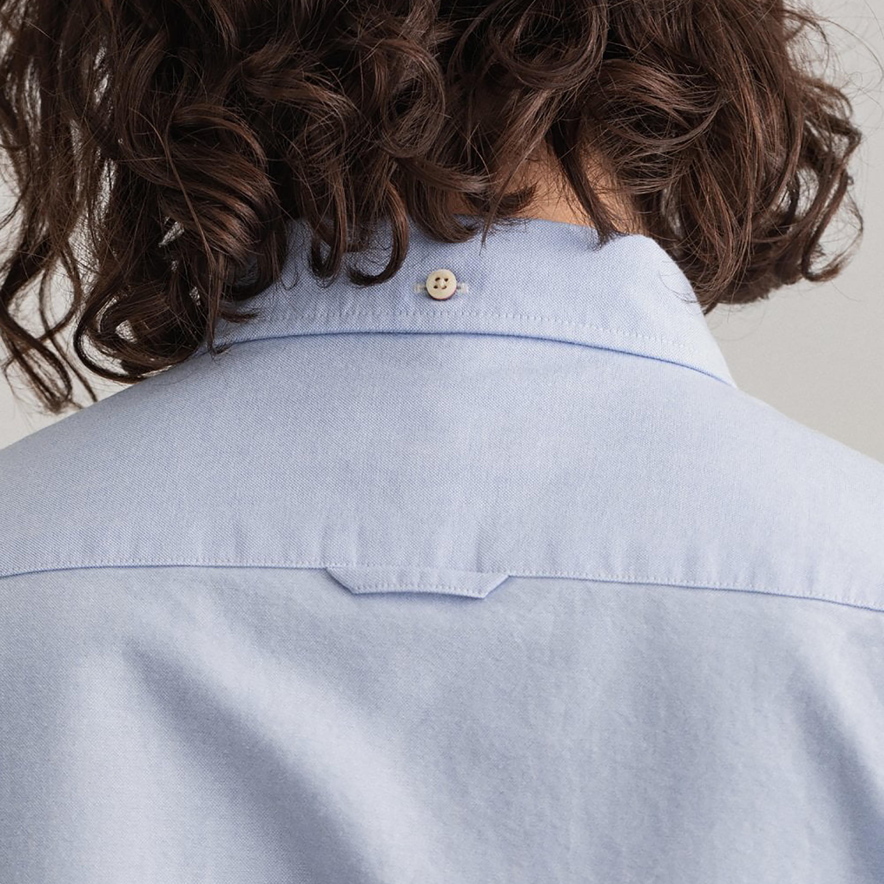 Gant Slim Fit Plain Button Down Collar Long Sleeves Shirt-men-clothing-shirts-image-3