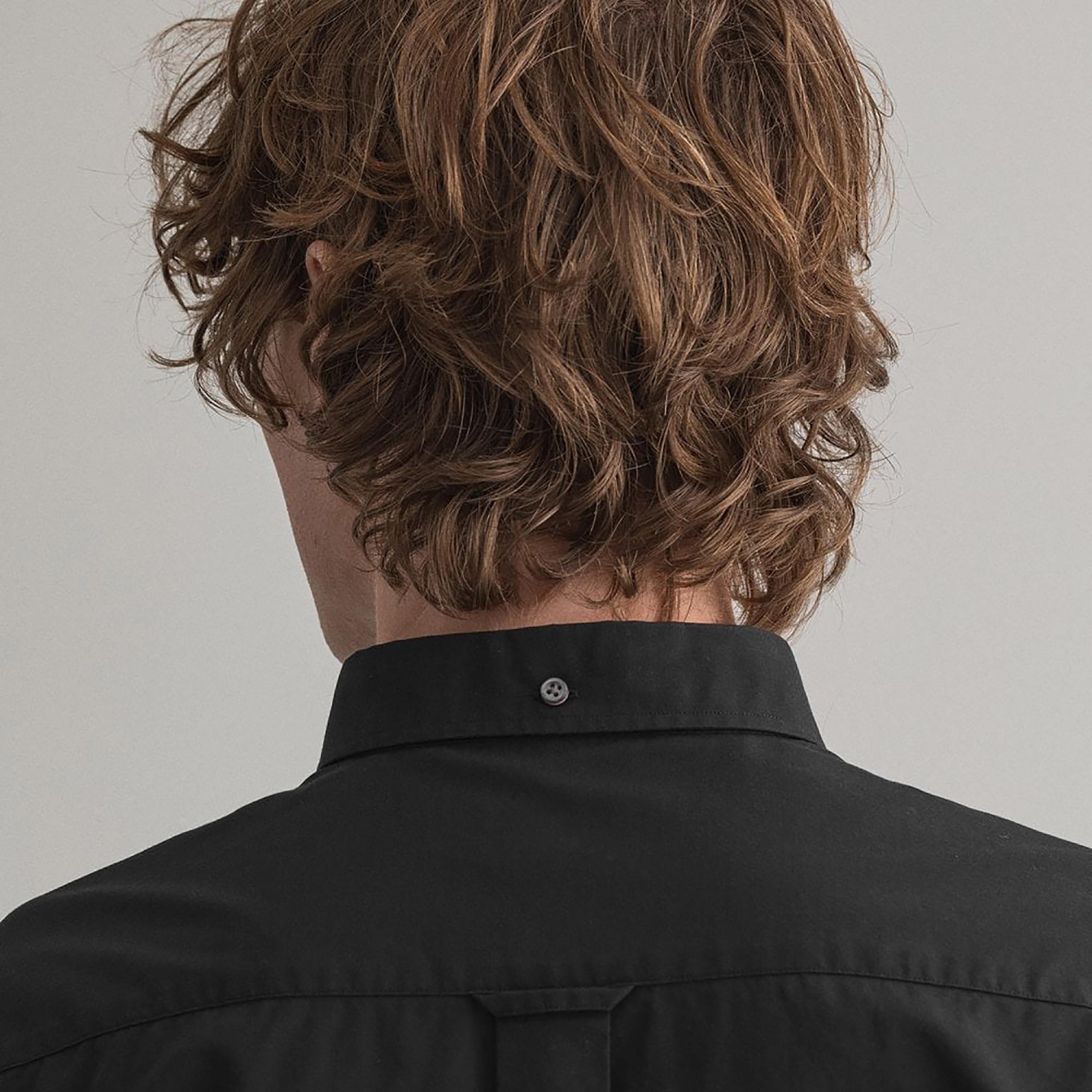Gant Plain Regular Fit Long Sleeves Broadcloth Button-Down Collar Men's Shirt-men-clothing-shirts-image-4