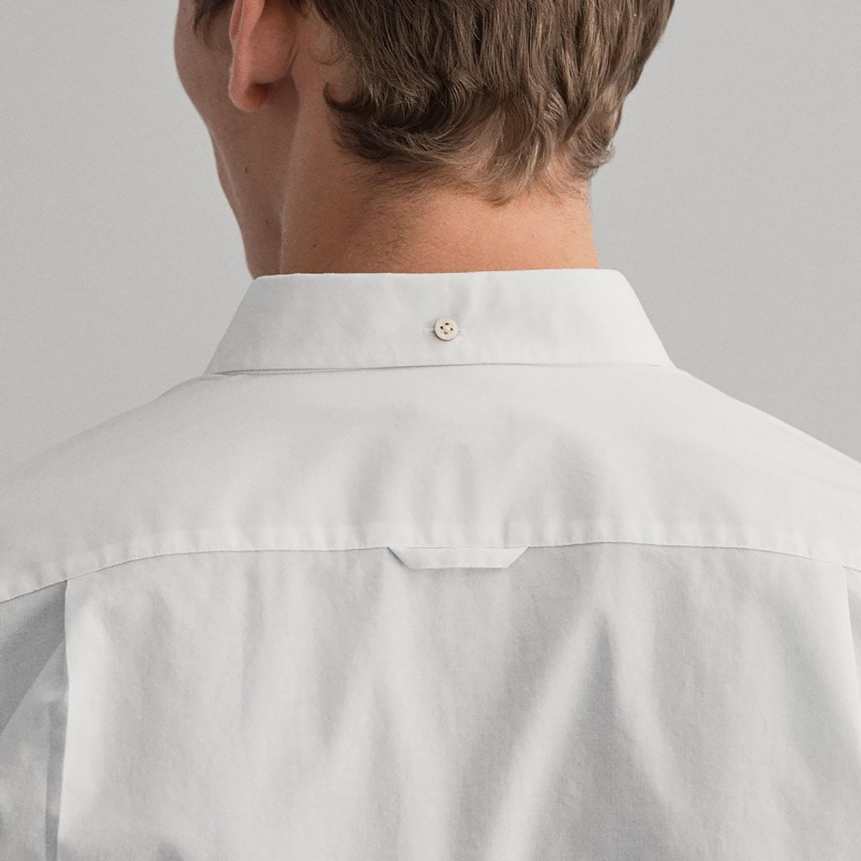 Gant Slim Fit Plain Button Down Collar Long Sleeves Shirt-men-clothing-shirts-image-3