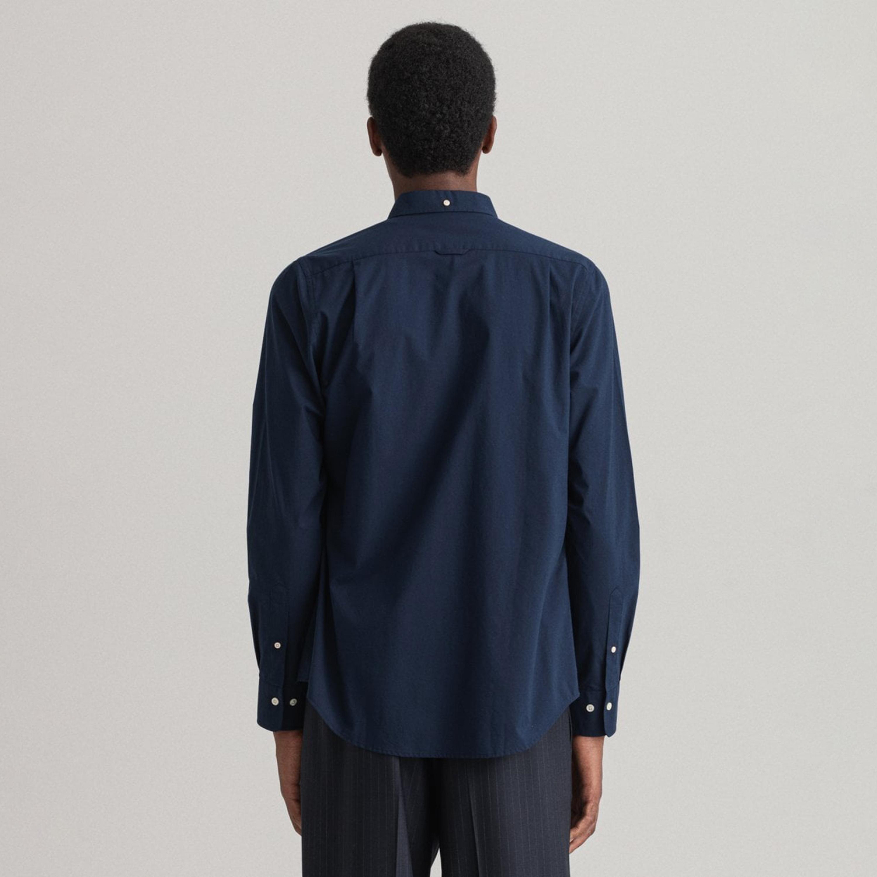 Gant Slim Fit Plain Button Down Collar Long Sleeves Shirt-men-clothing-shirts-image-4