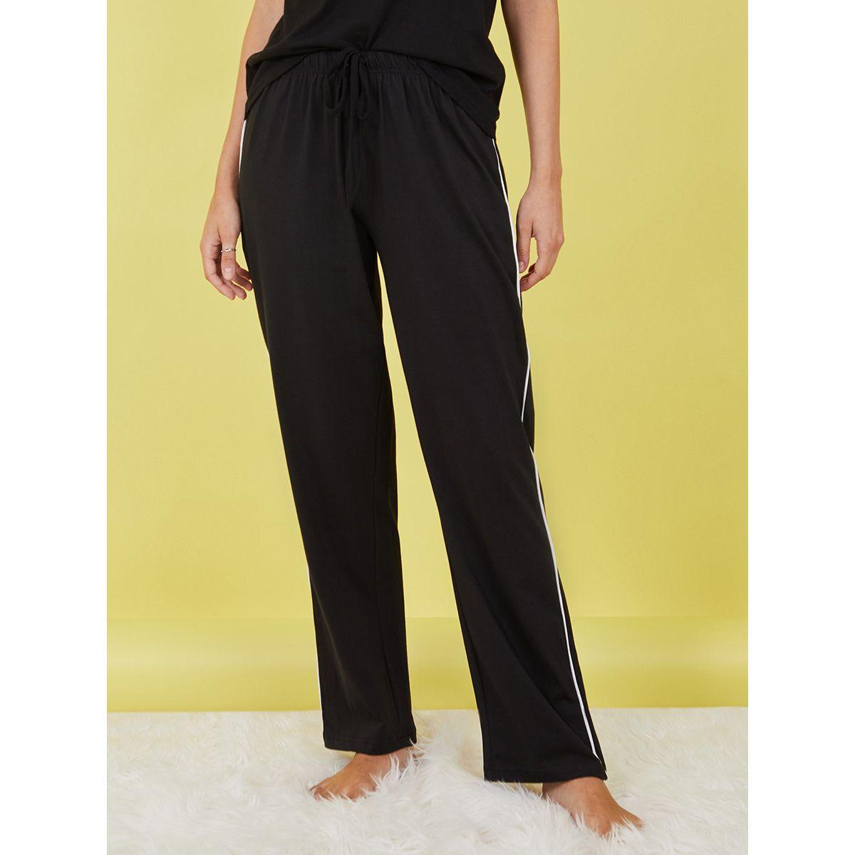 طقم بيجاما من ( تيشيرت + بنطال )-women-clothing-nightwear-pyjamas-longsets-image-4