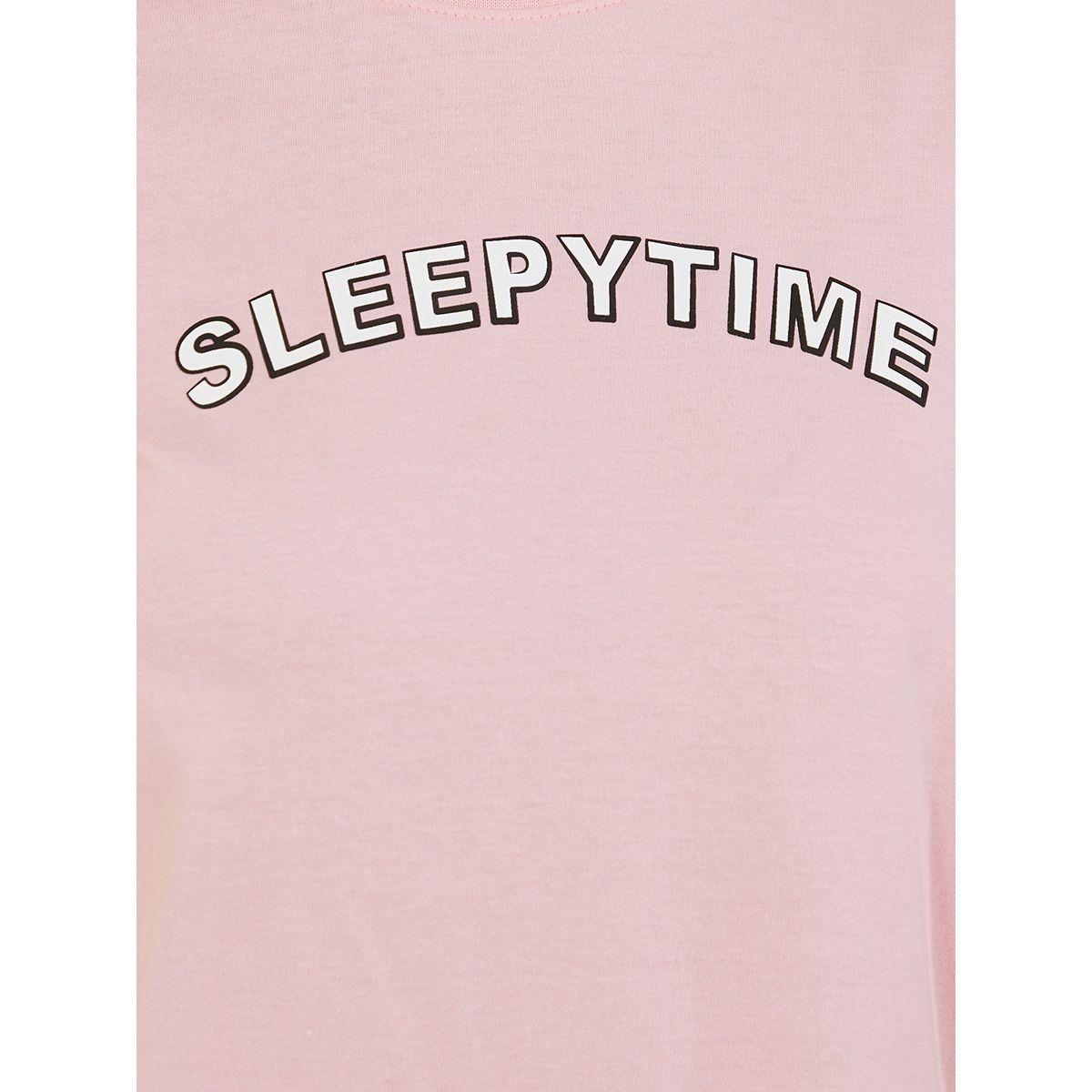 طقم بيجاما من ( تيشيرت + بنطال ) من ستايلي-women-clothing-nightwear-pyjamas-longsets-image-4