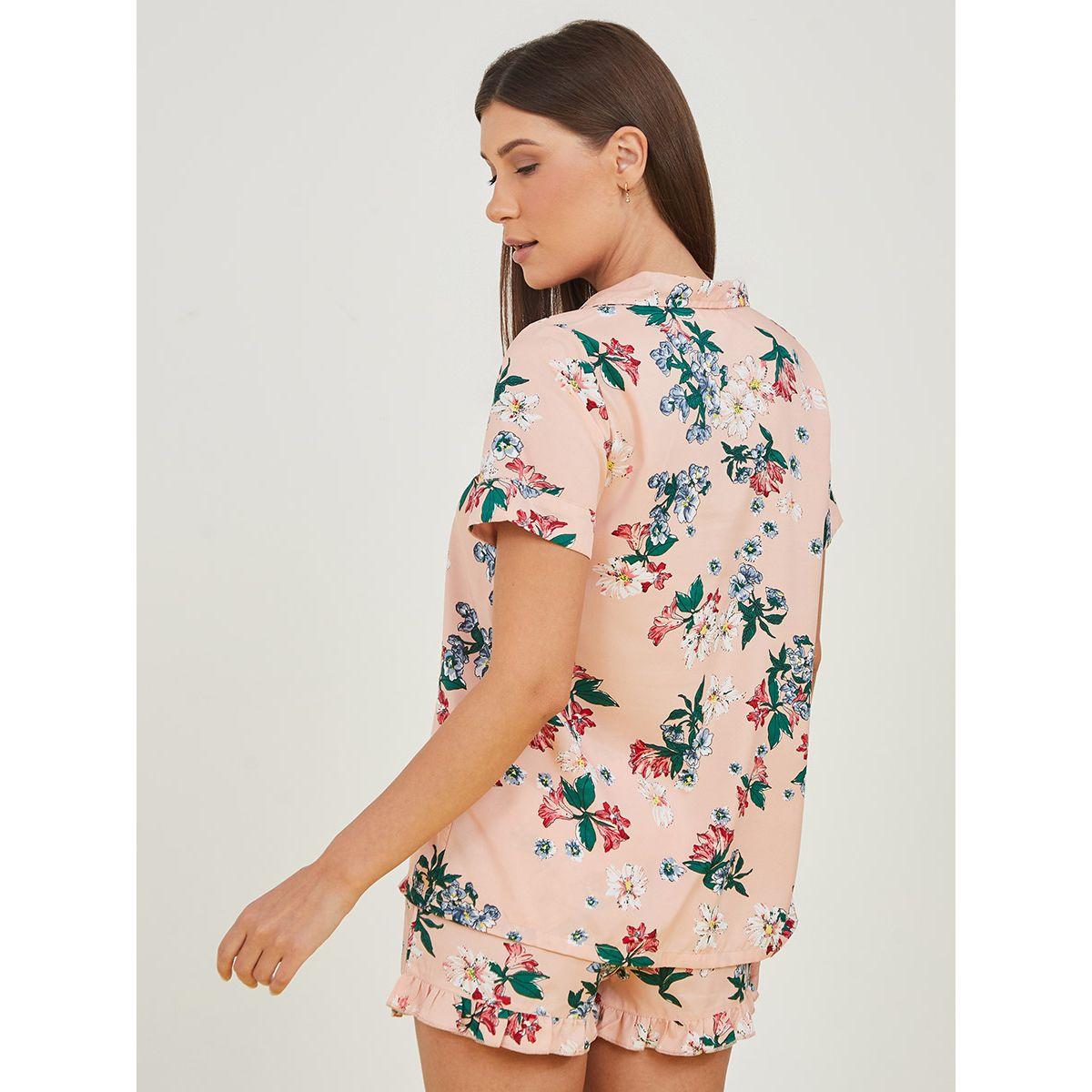 طقم من ( شورت + بلوزة ) من ستايلي-women-clothing-nightwear-pyjamas-shortsets-image-5