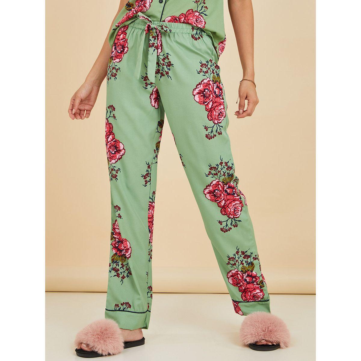 طقم بيجاما من ( بلوزة + بنطال ) من ستايلي-women-clothing-nightwear-pyjamas-longsets-image-5