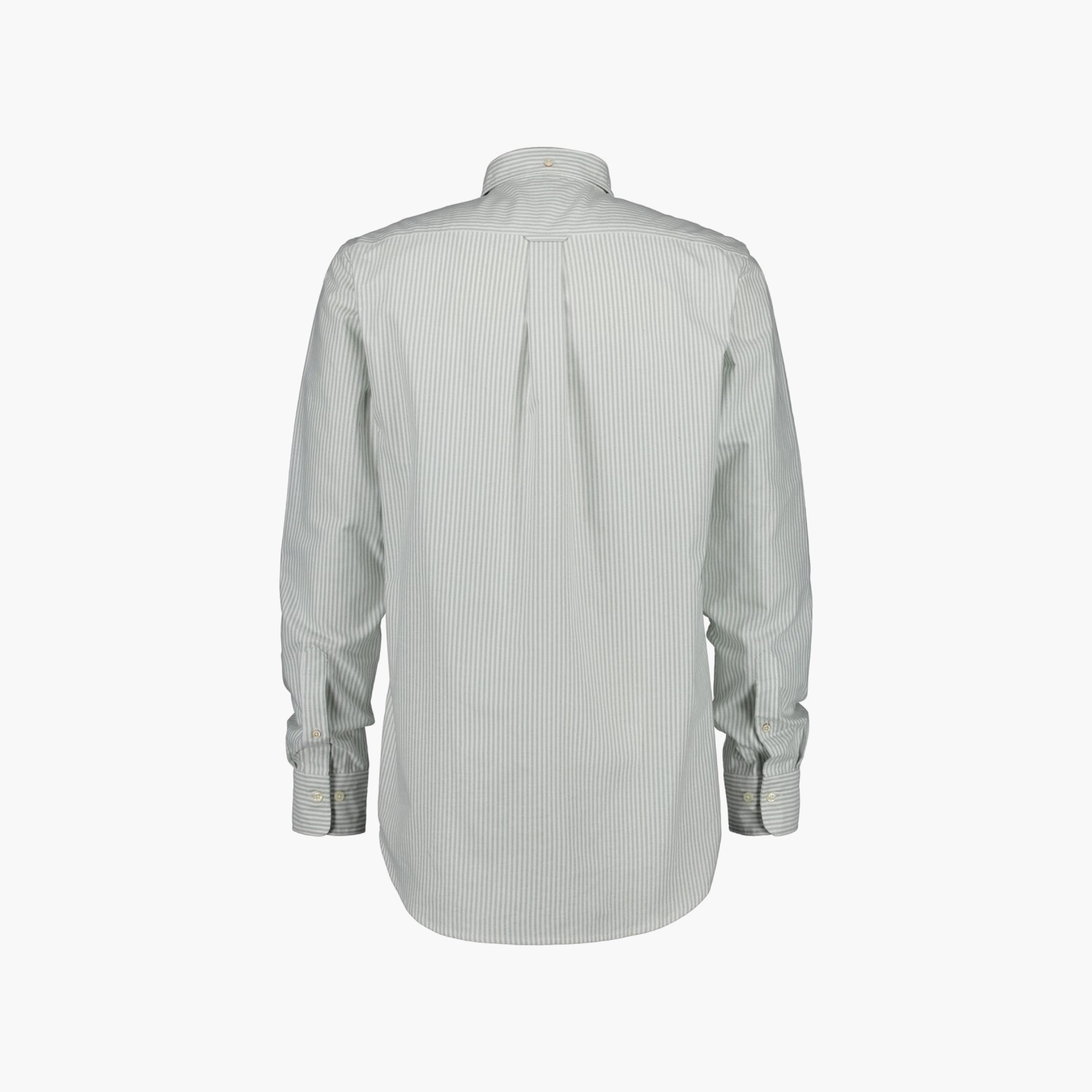 Gant Banker Striped Button Down Collar Long Sleeves Shirt with Patch Pocket-men-clothing-shirts-image-2